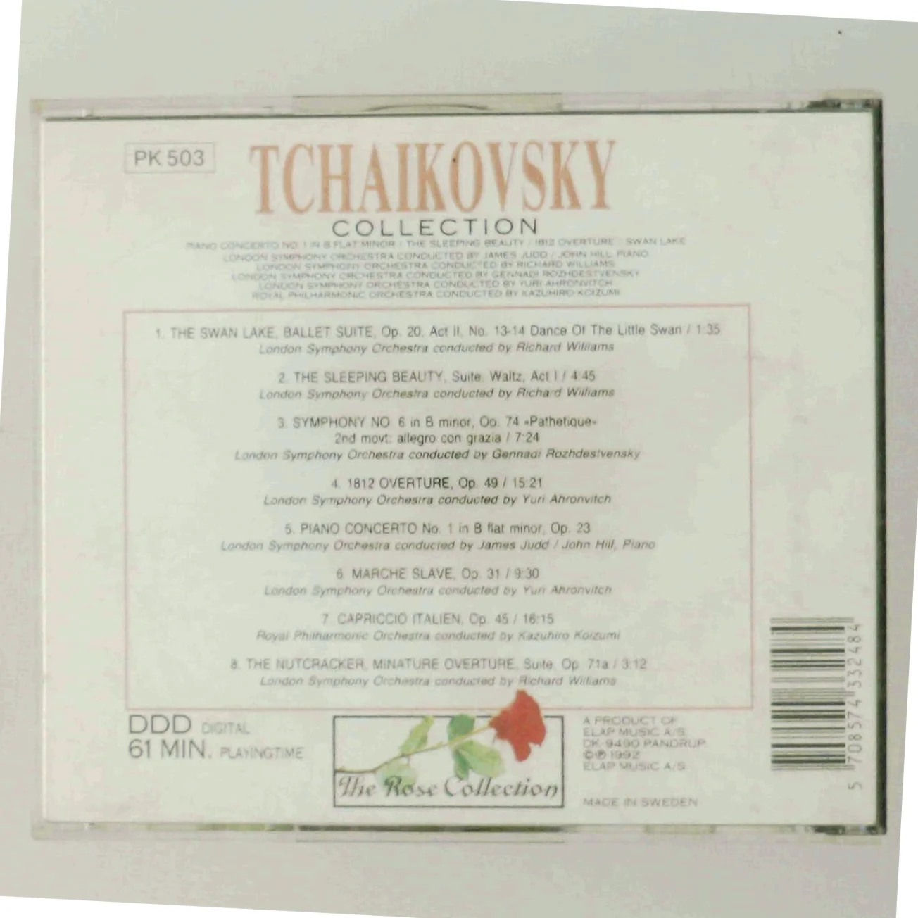 Tchaikovsky Collection CD fra Elap Music