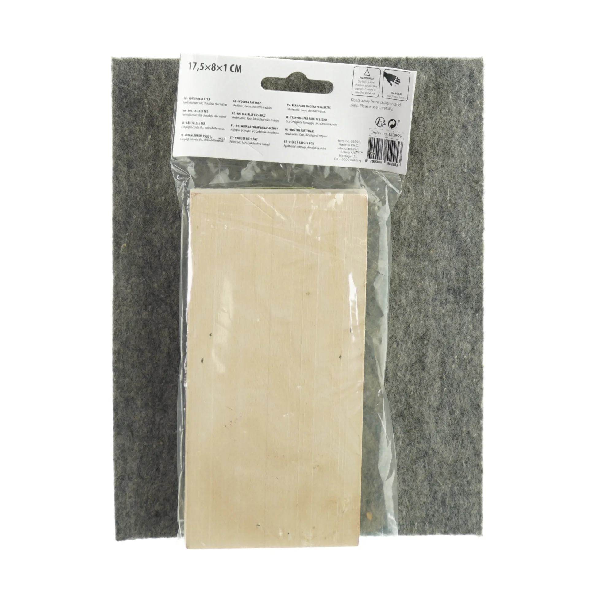 Musefælde (str. 17,5 X 8 cm)