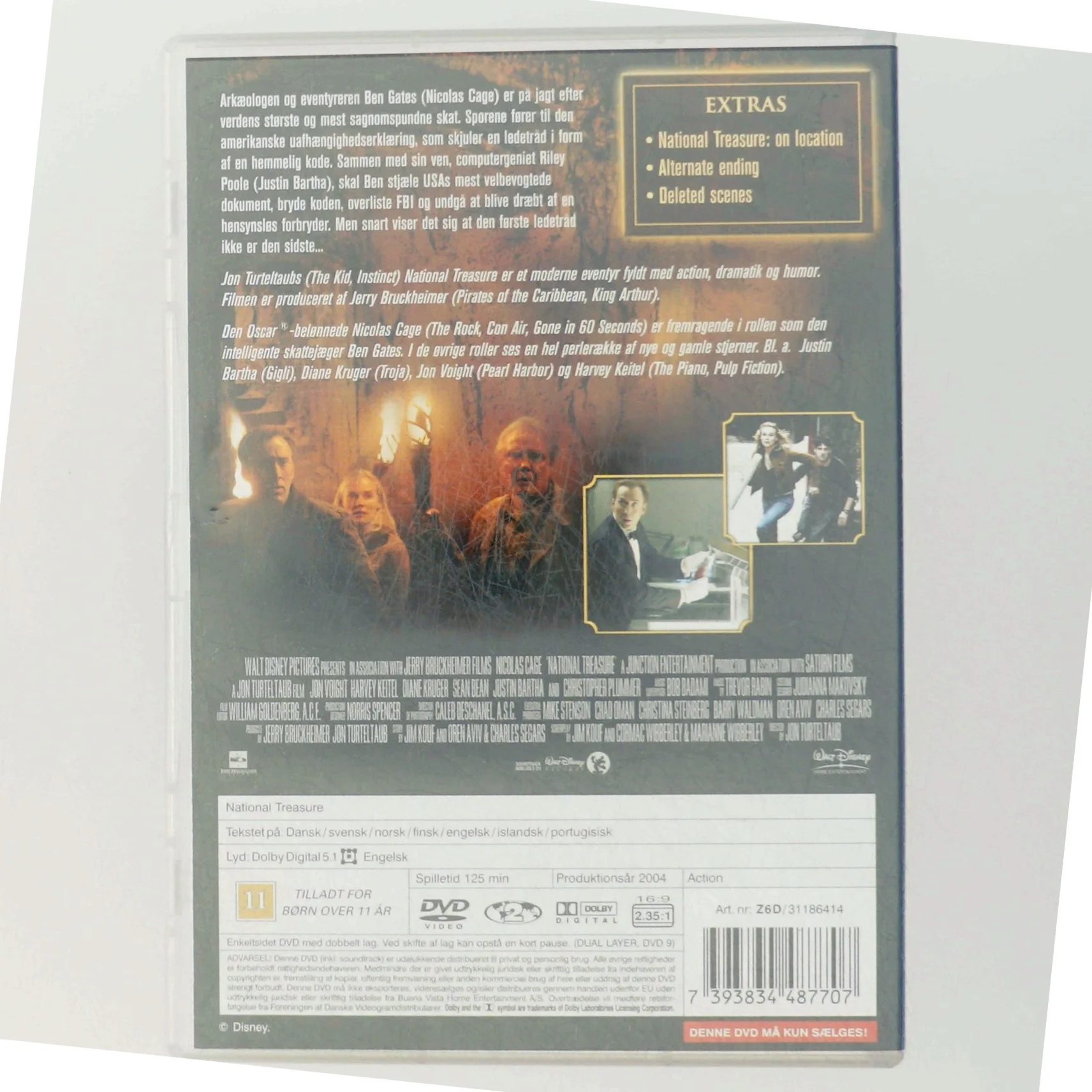 DVD Film - National Treasure fra Disney