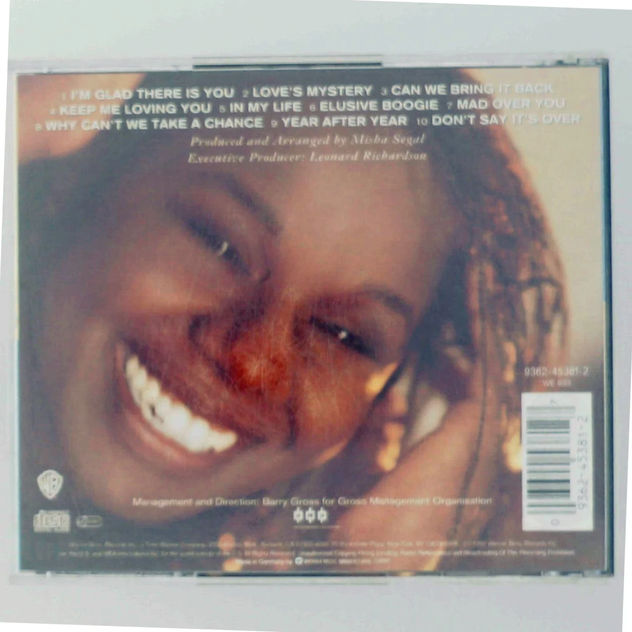 'Don't Say It's Over' Randy Crawford fra Warner Bros.