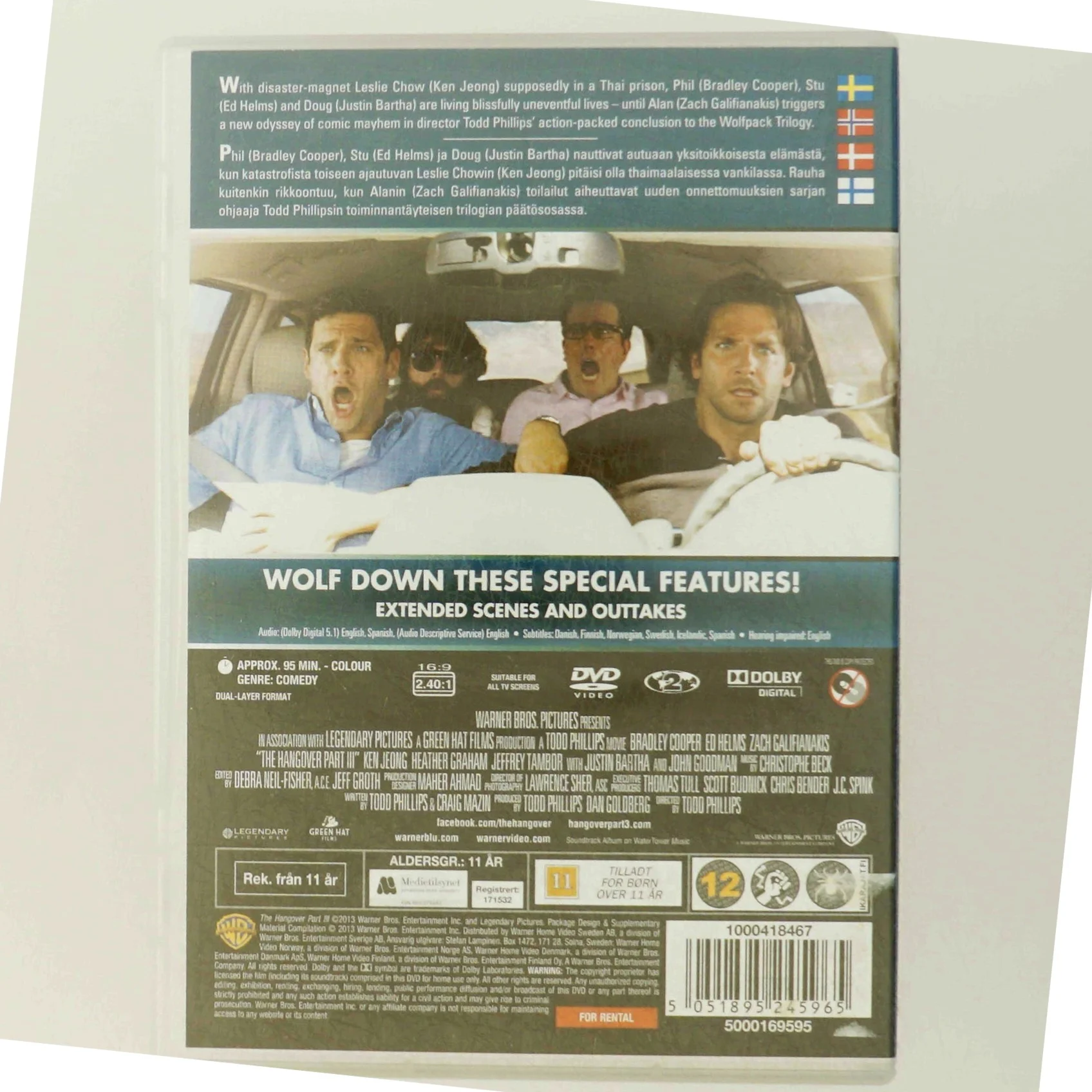 DVD film 'Hangover Part III' fra Warner Bros. Pictures