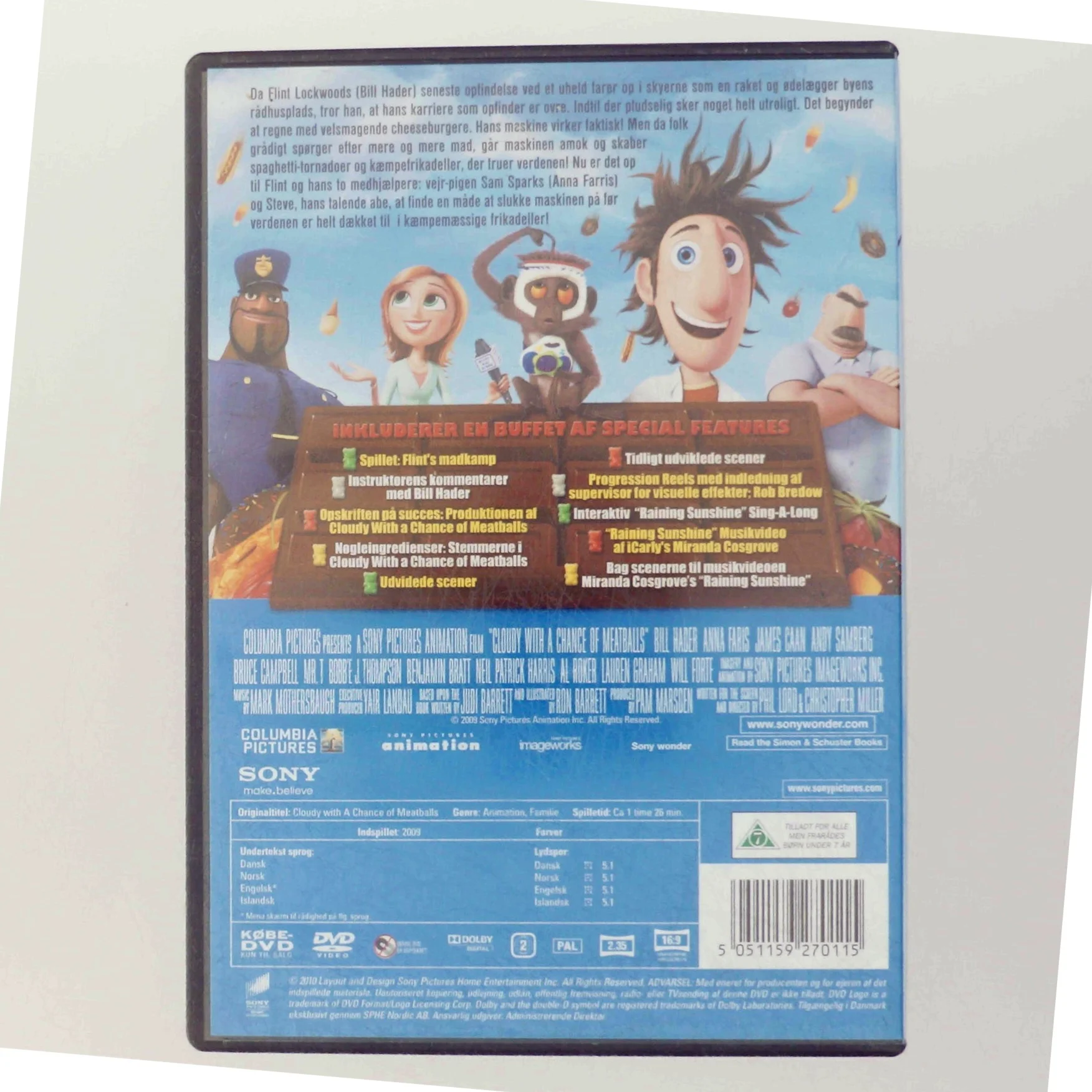 Det Regner med Frikadeller (Cloudy with a Chance of Meatballs)