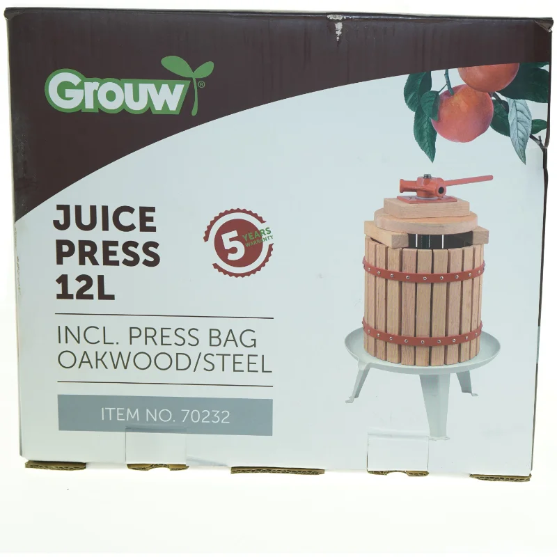 Groww Juicepresser 12L fra Groww (str. 38 x 33 cm)
