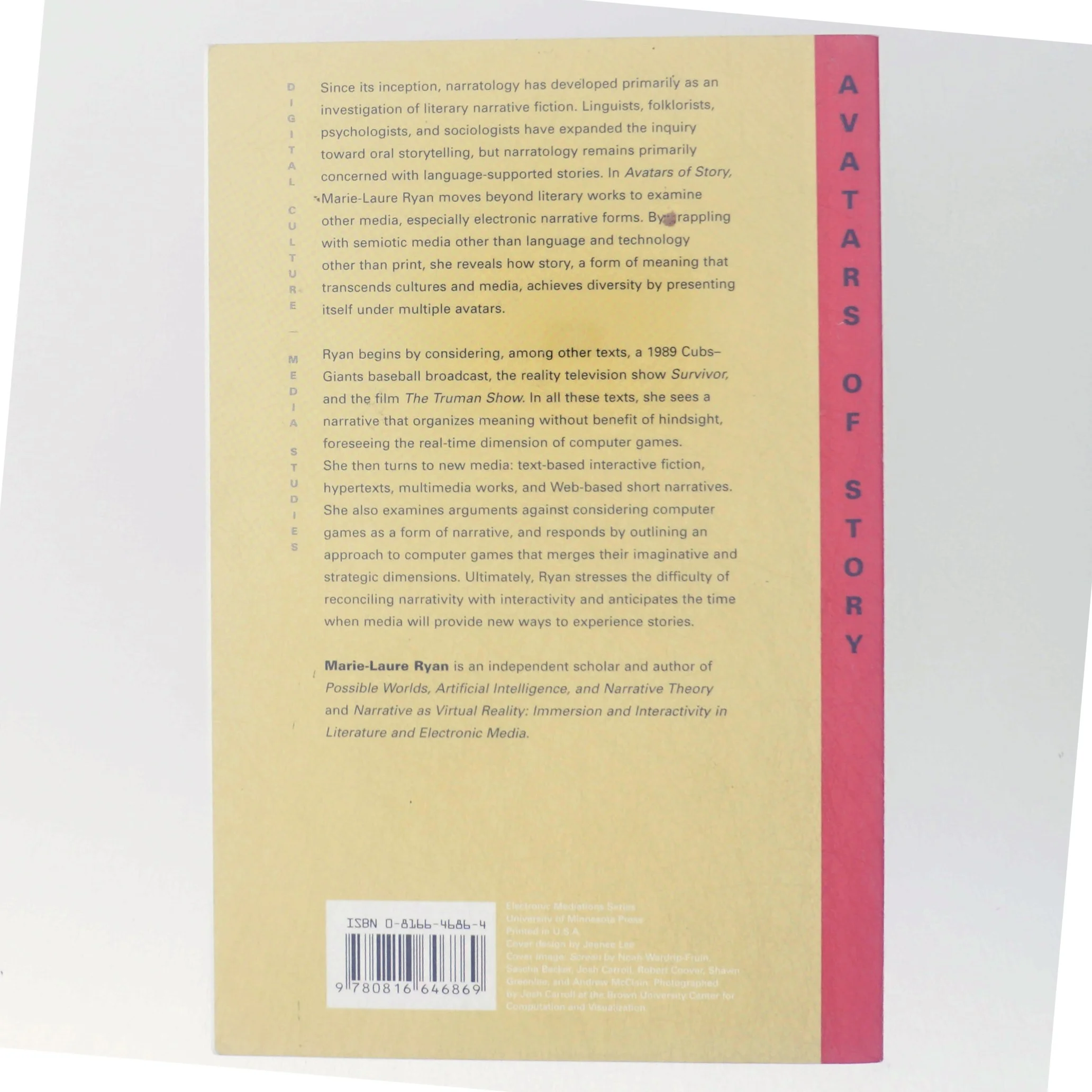 Avatars of story af Marie-Laure Ryan (1946-) (Bog)