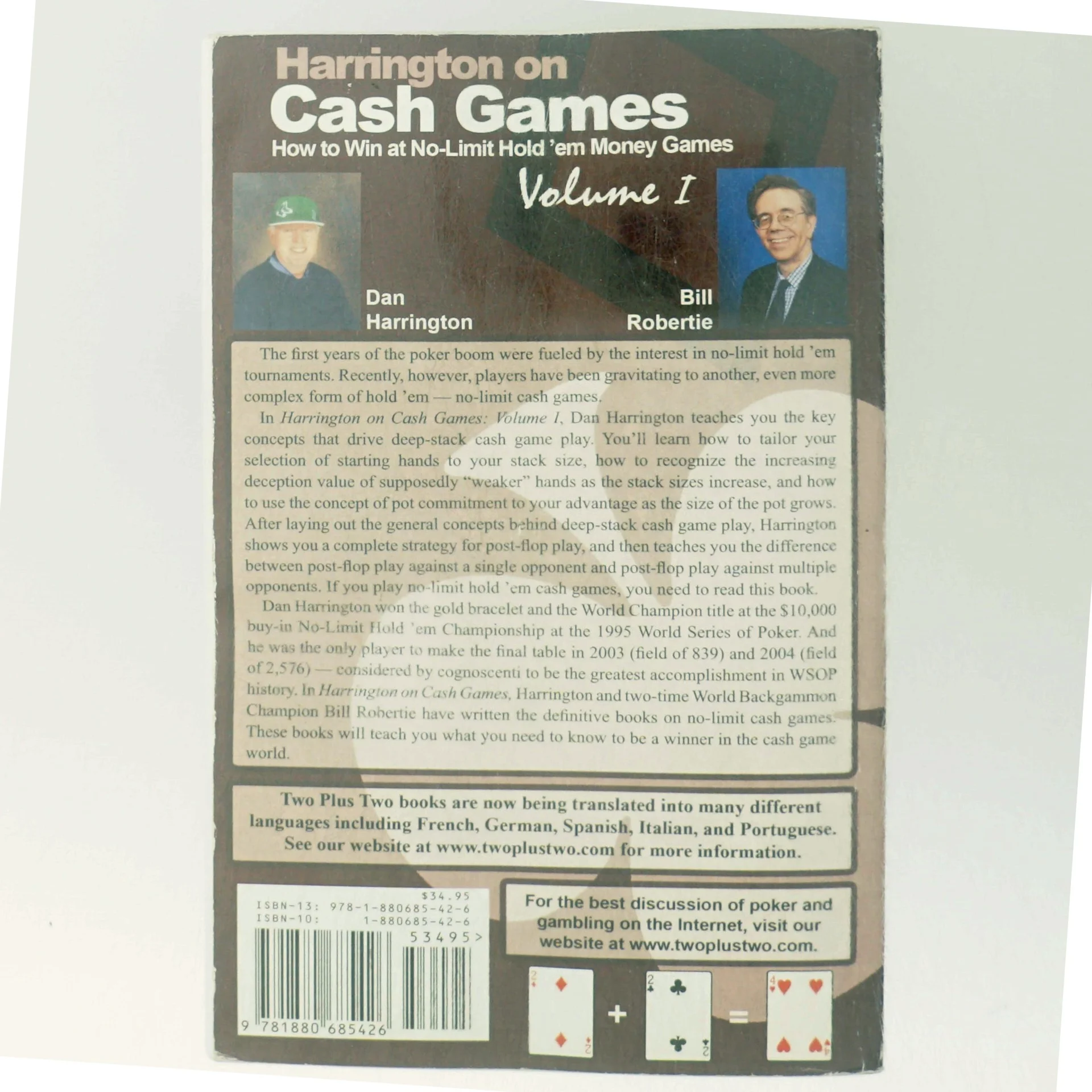 Harrington on Cash Games af Dan Harrington, Bill Robertie (Bog)