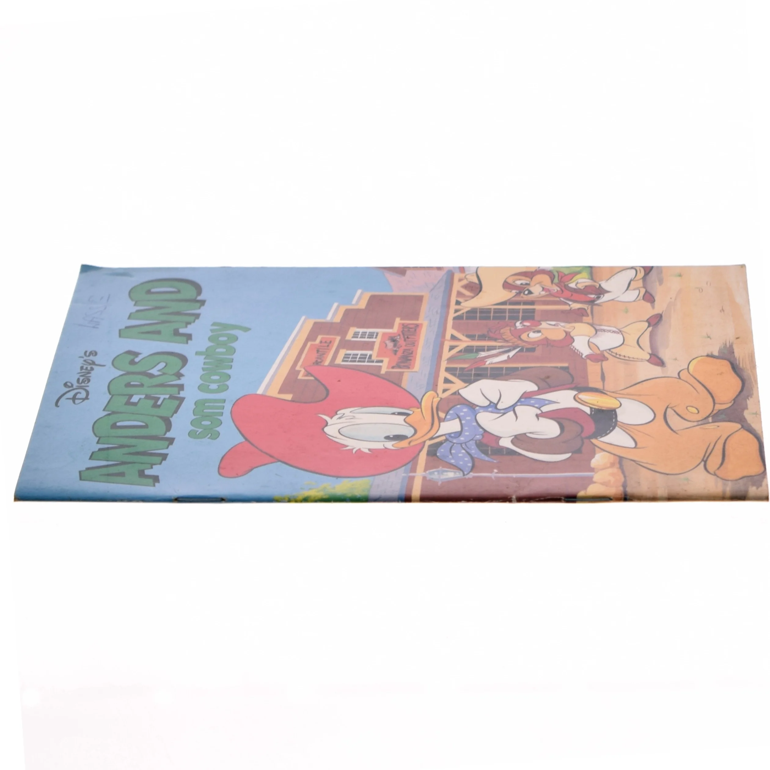 Anders And som cowboy bog fra Disney