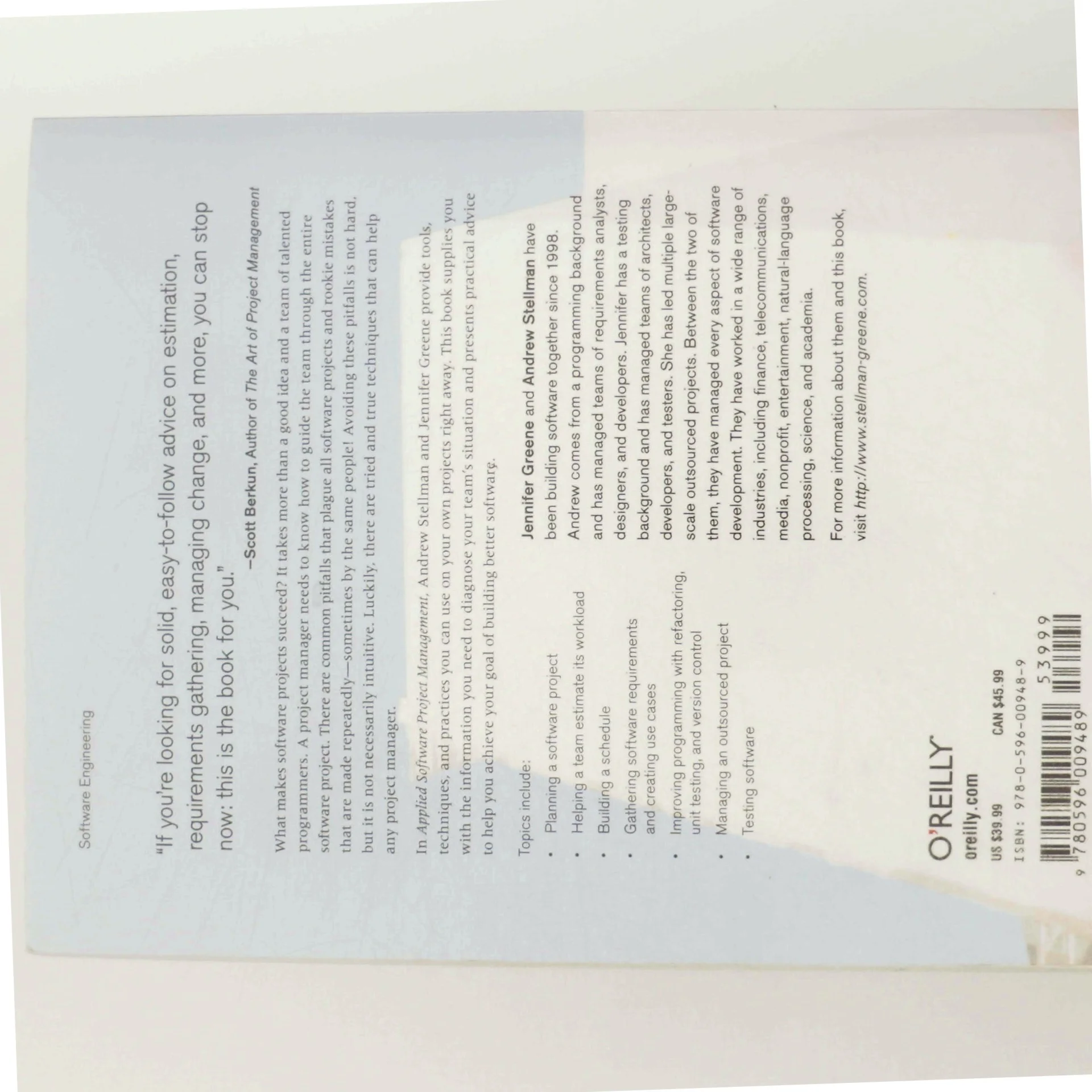 Applied software project management (Bog)