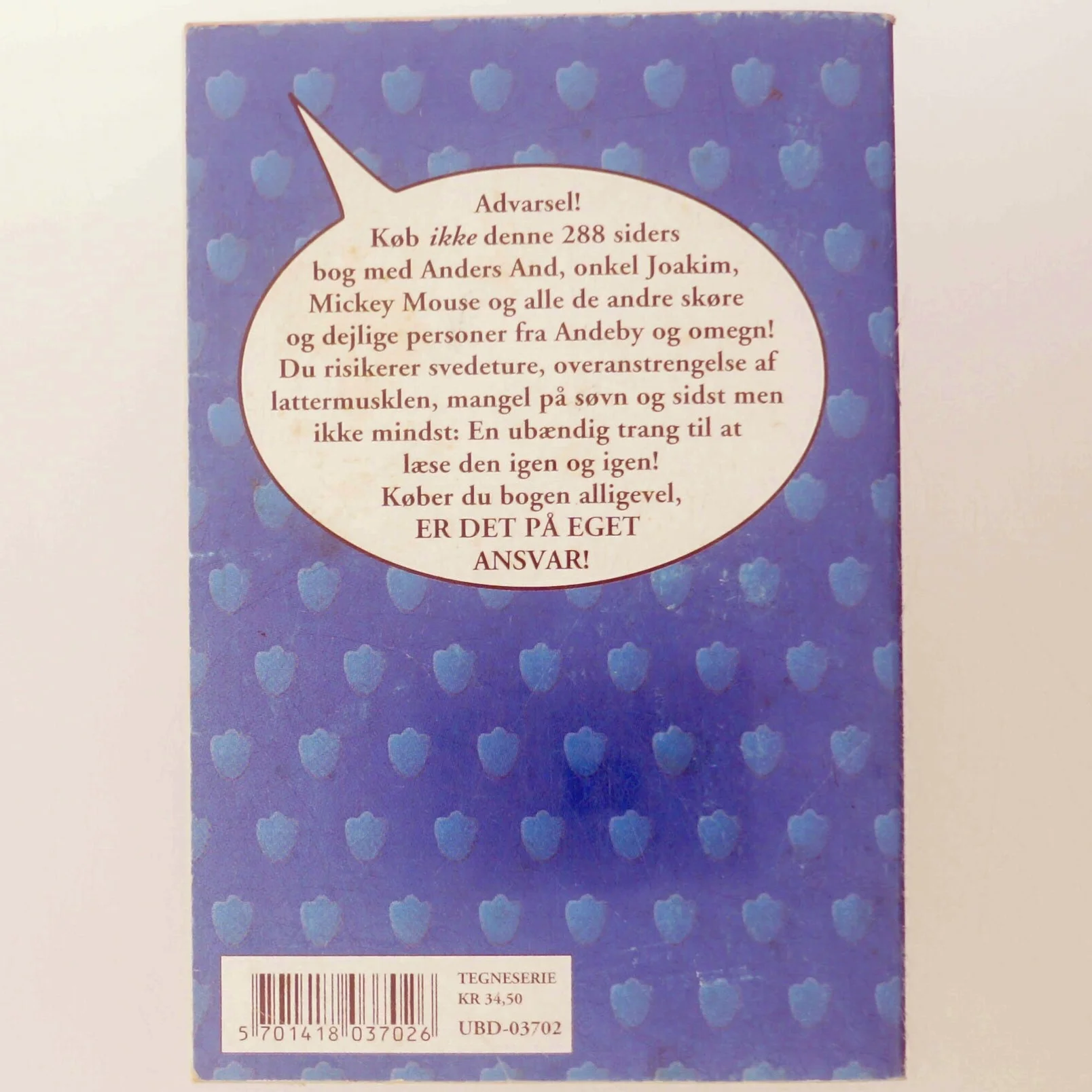 Anders And Tegneseriebog fra Walt Disney