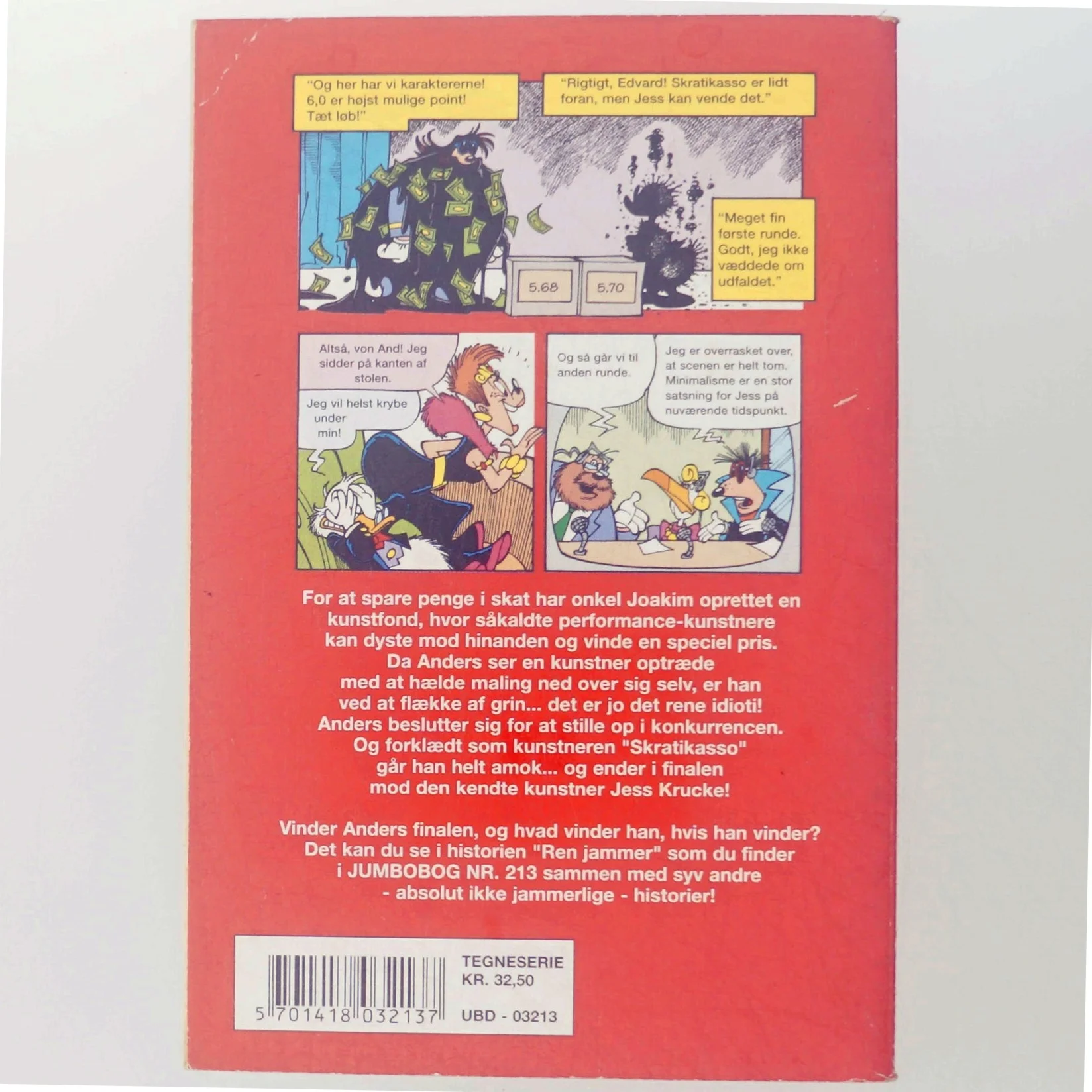 Anders And Jumbobog nr. 213 fra Egmont