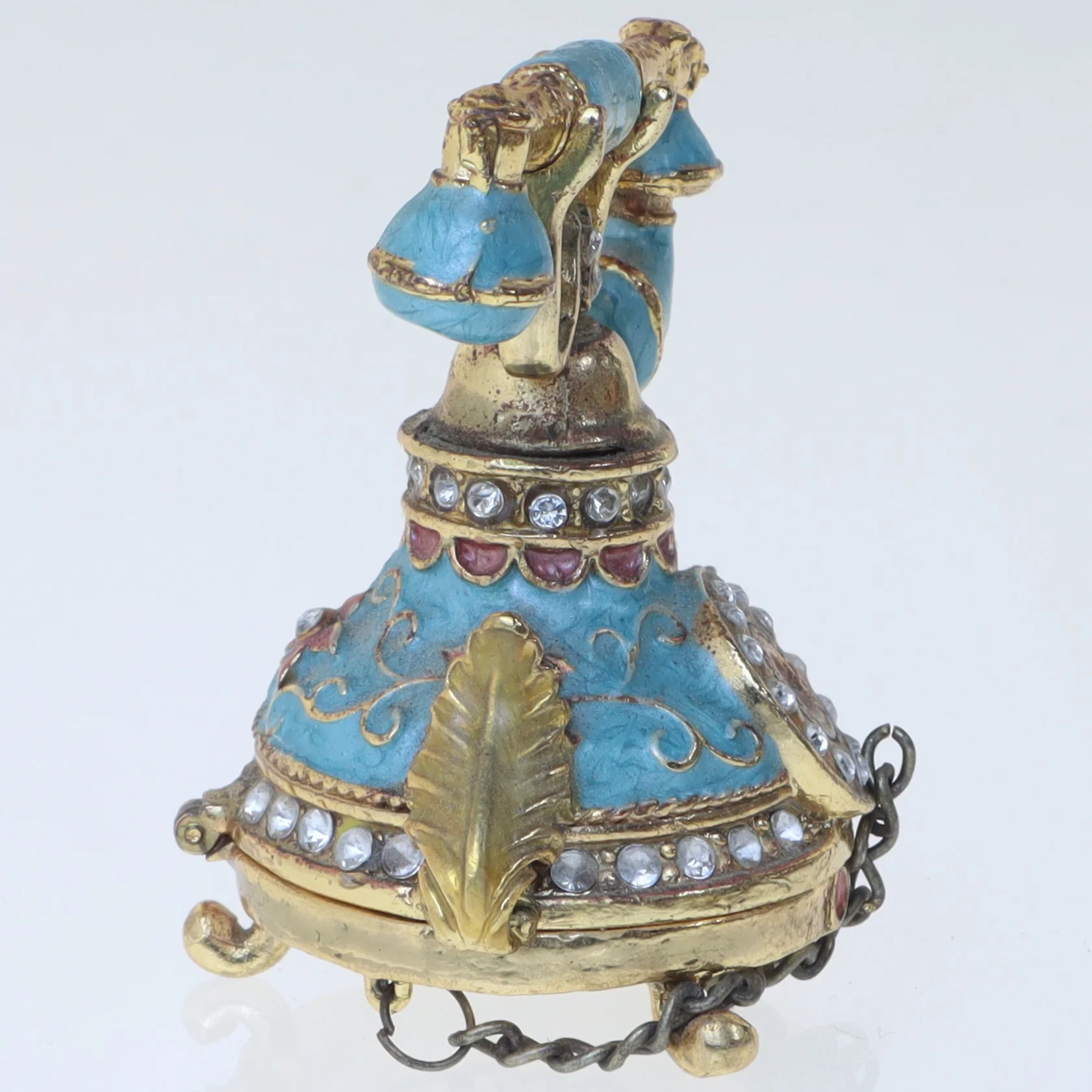 Vintage telefon dekoration (str. 7 cm)