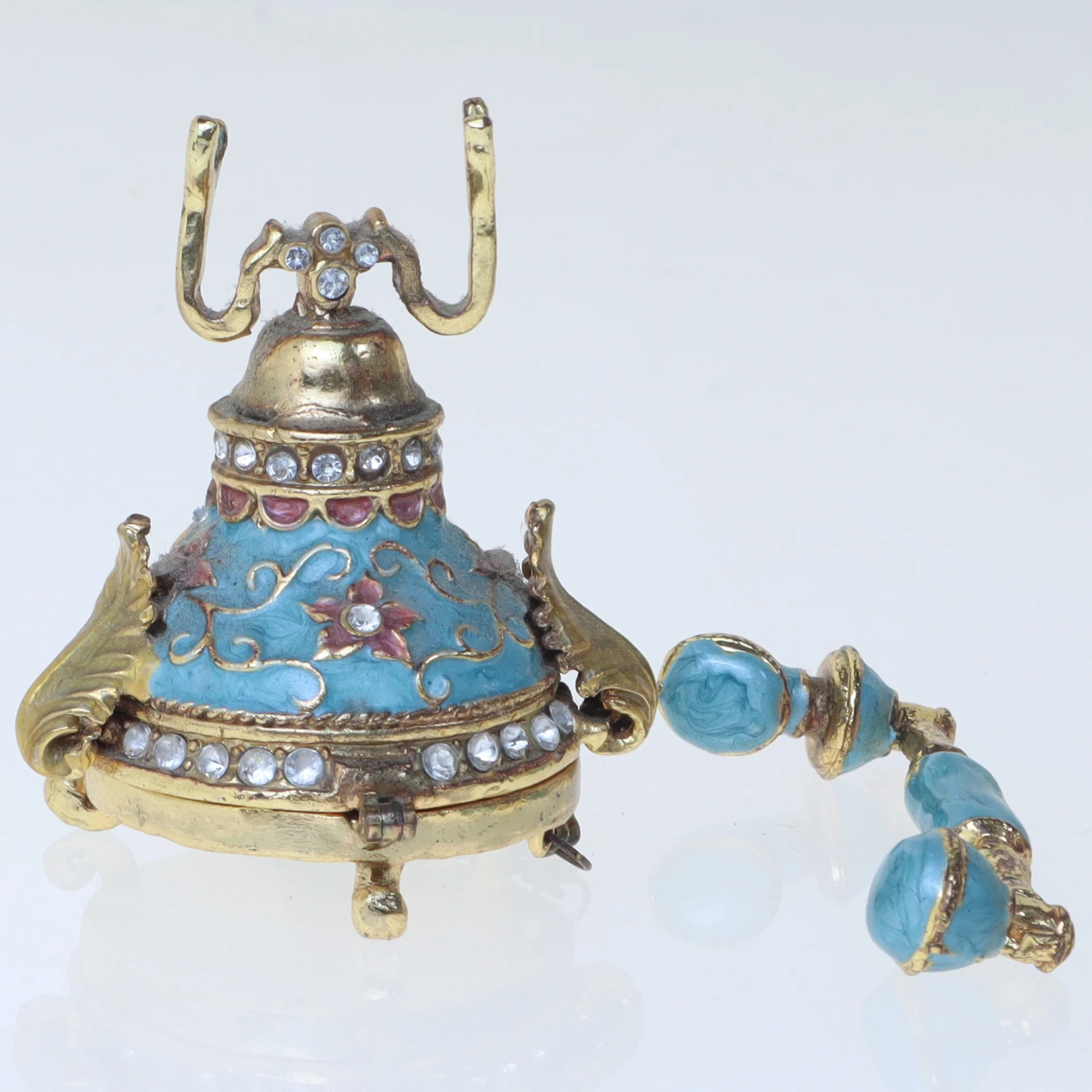 Vintage telefon dekoration (str. 7 cm)