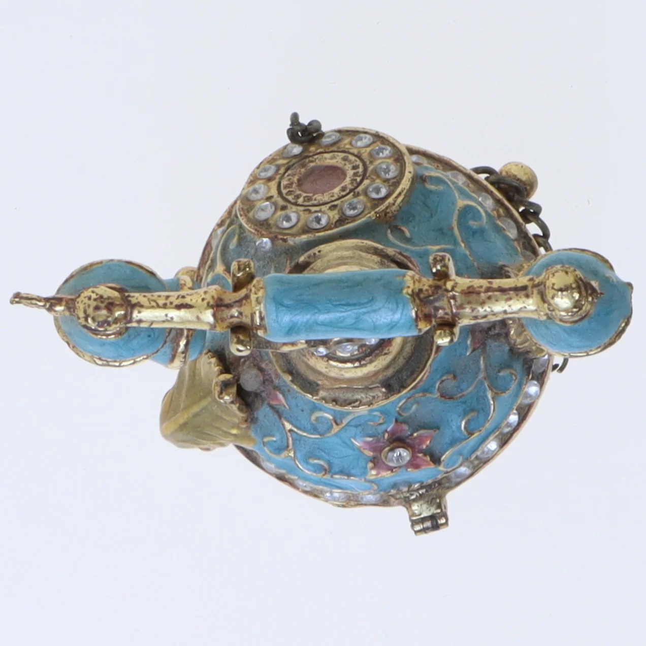 Vintage telefon dekoration (str. 7 cm)