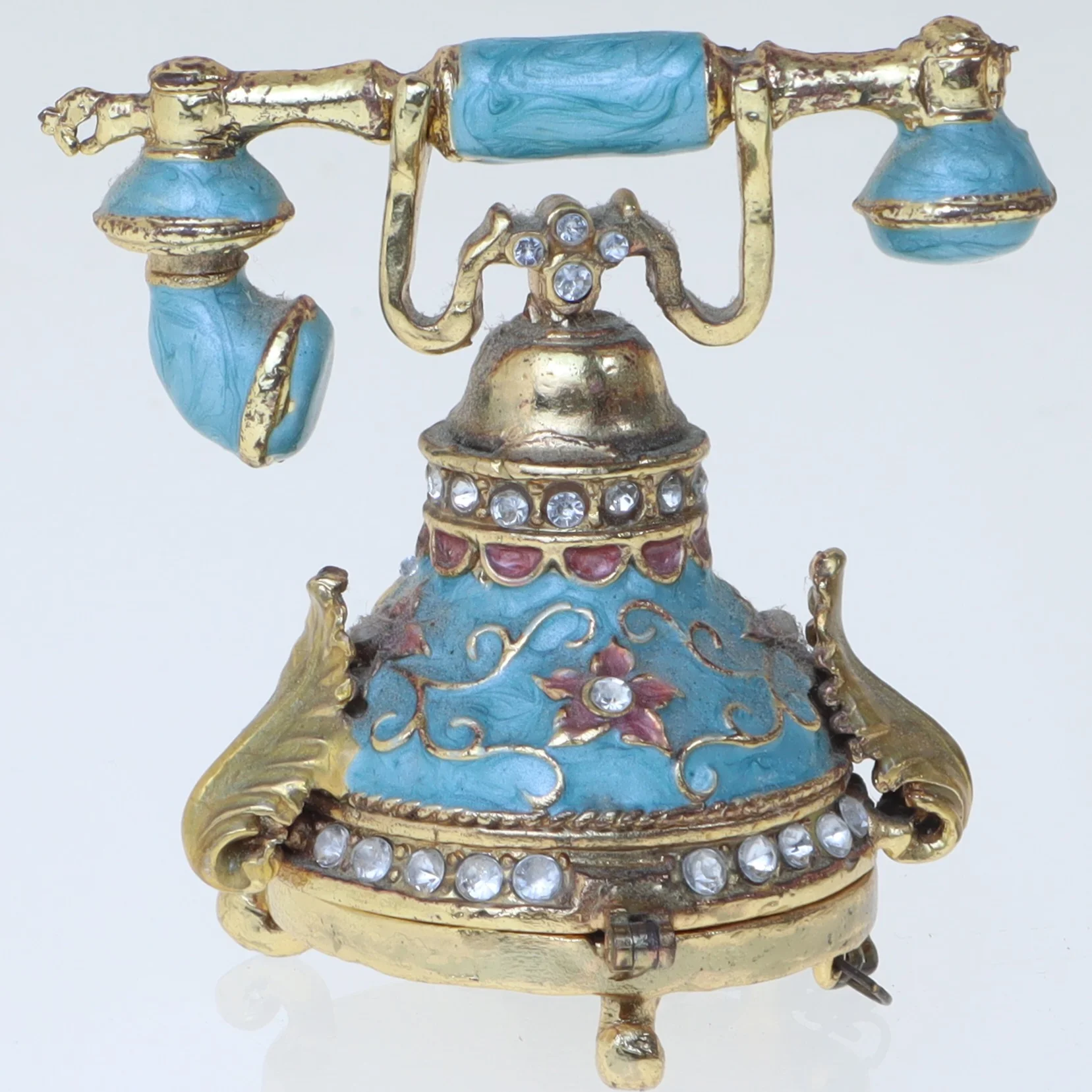 Vintage telefon dekoration (str. 7 cm)