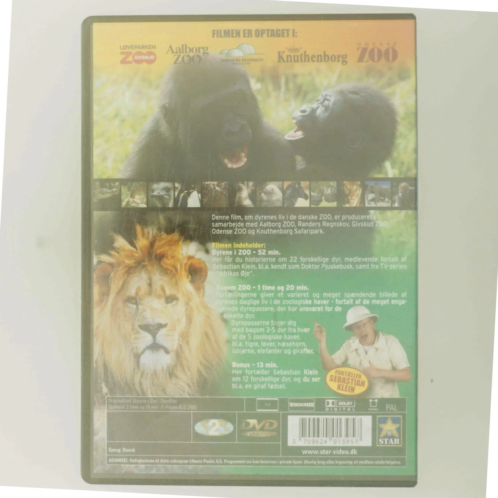 Dyrene I Zoo med Sebastian Klein (DVD)