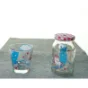 Små glas med enhjørninge (1 drikke glas + 1 til sugerør) fra Cerve (str. 9 x 9 cm 13 x 7 cm)
