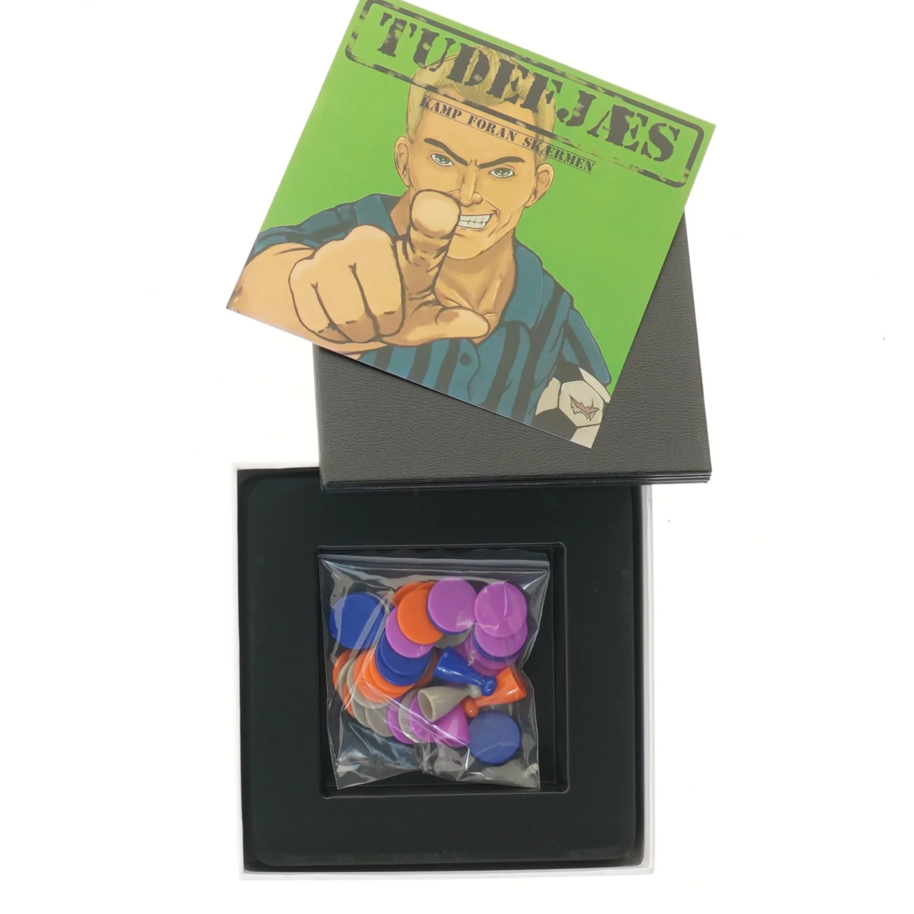  Tudefjæs spil (str. 17x17 cm)