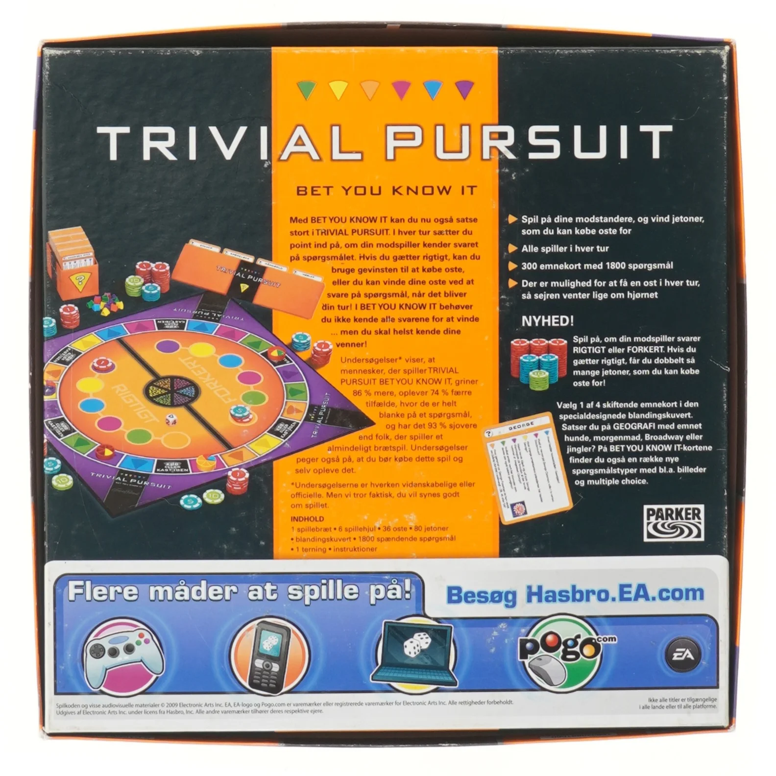 Trivial Pursuit Bet You Know It fra Hasbro (str. 27x27 cm)