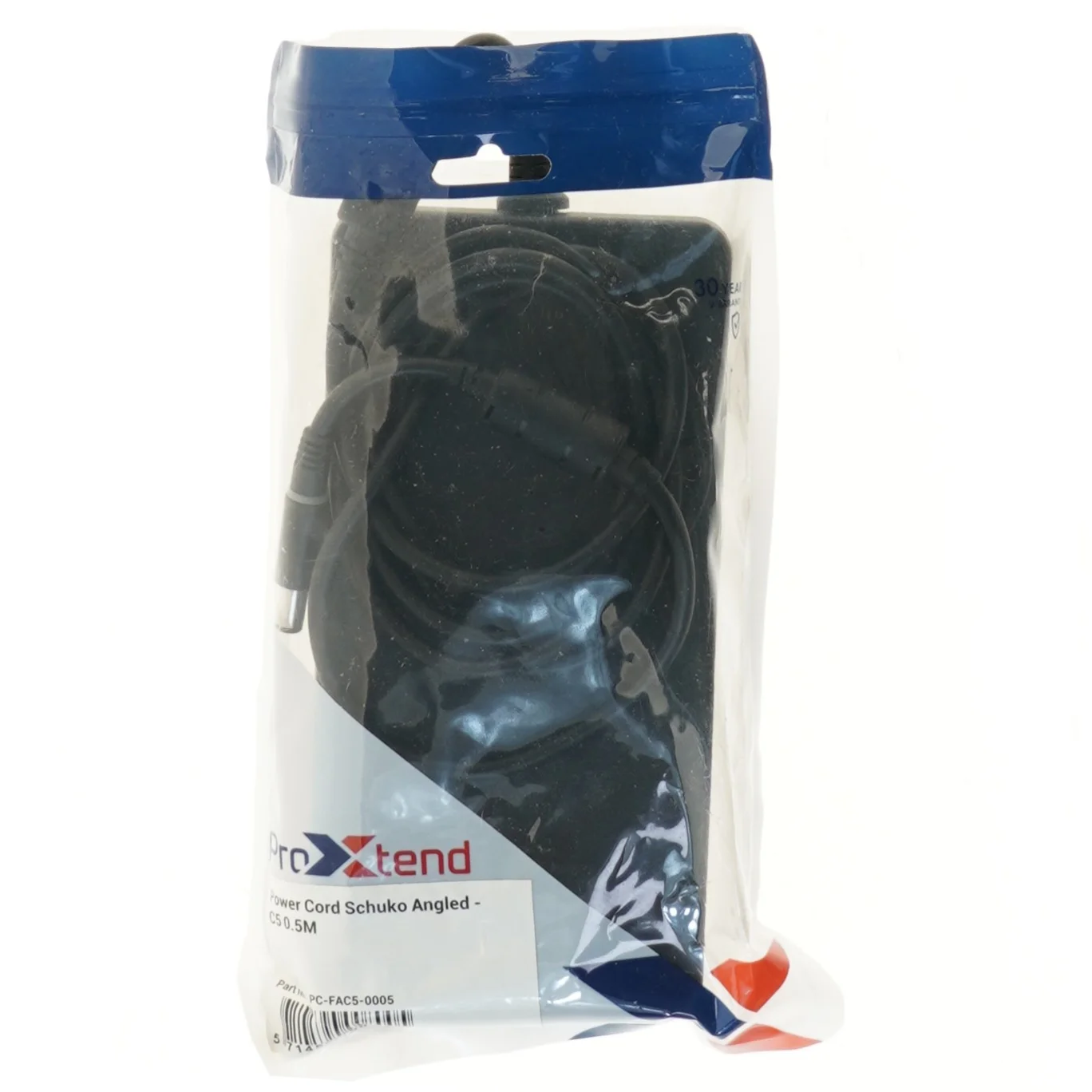 Strømforsyning med netkabel fra ProXtend (str. 20x10 cm)