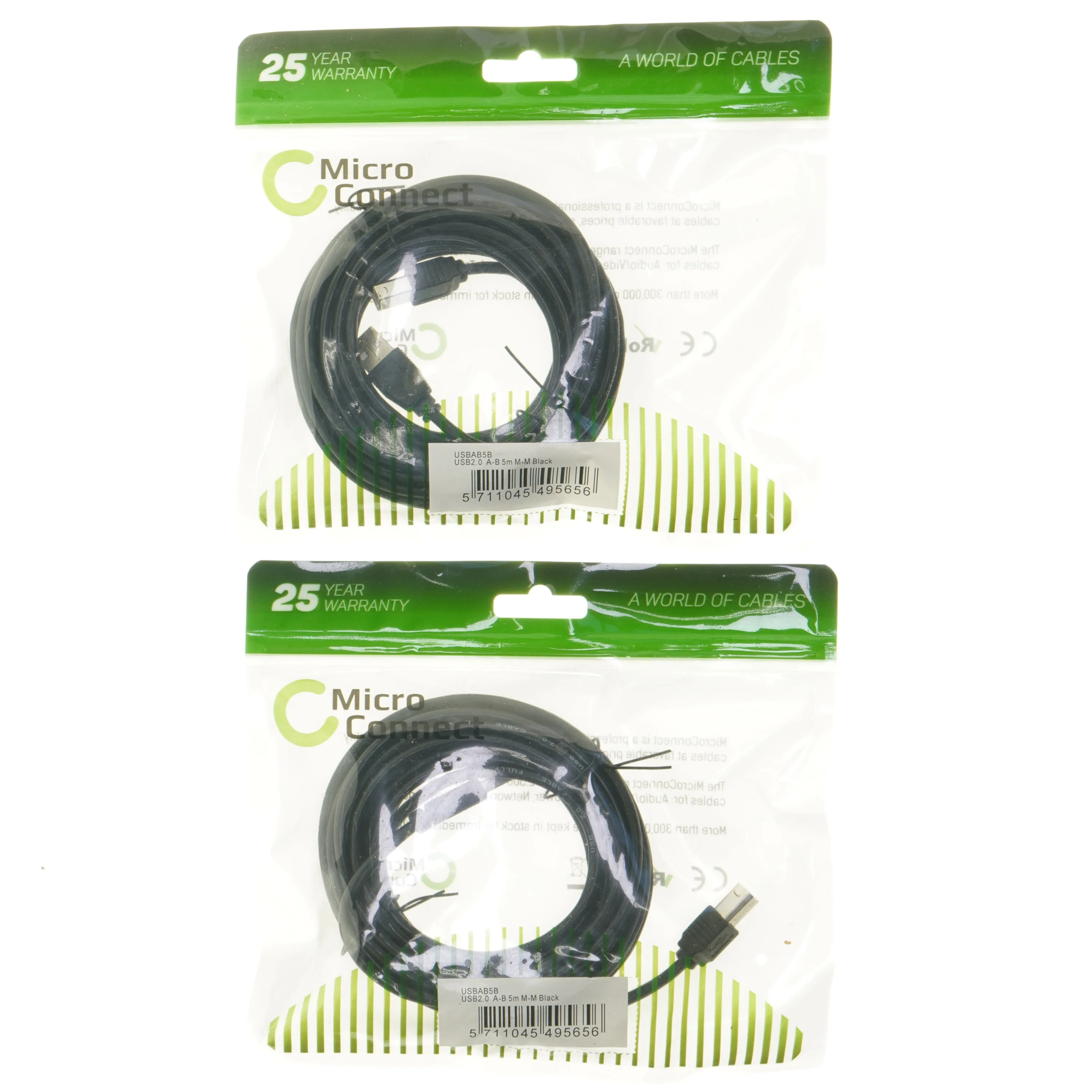 MicroConnect USB-kabel 5m fra MicroConnect (str. 500 cm)