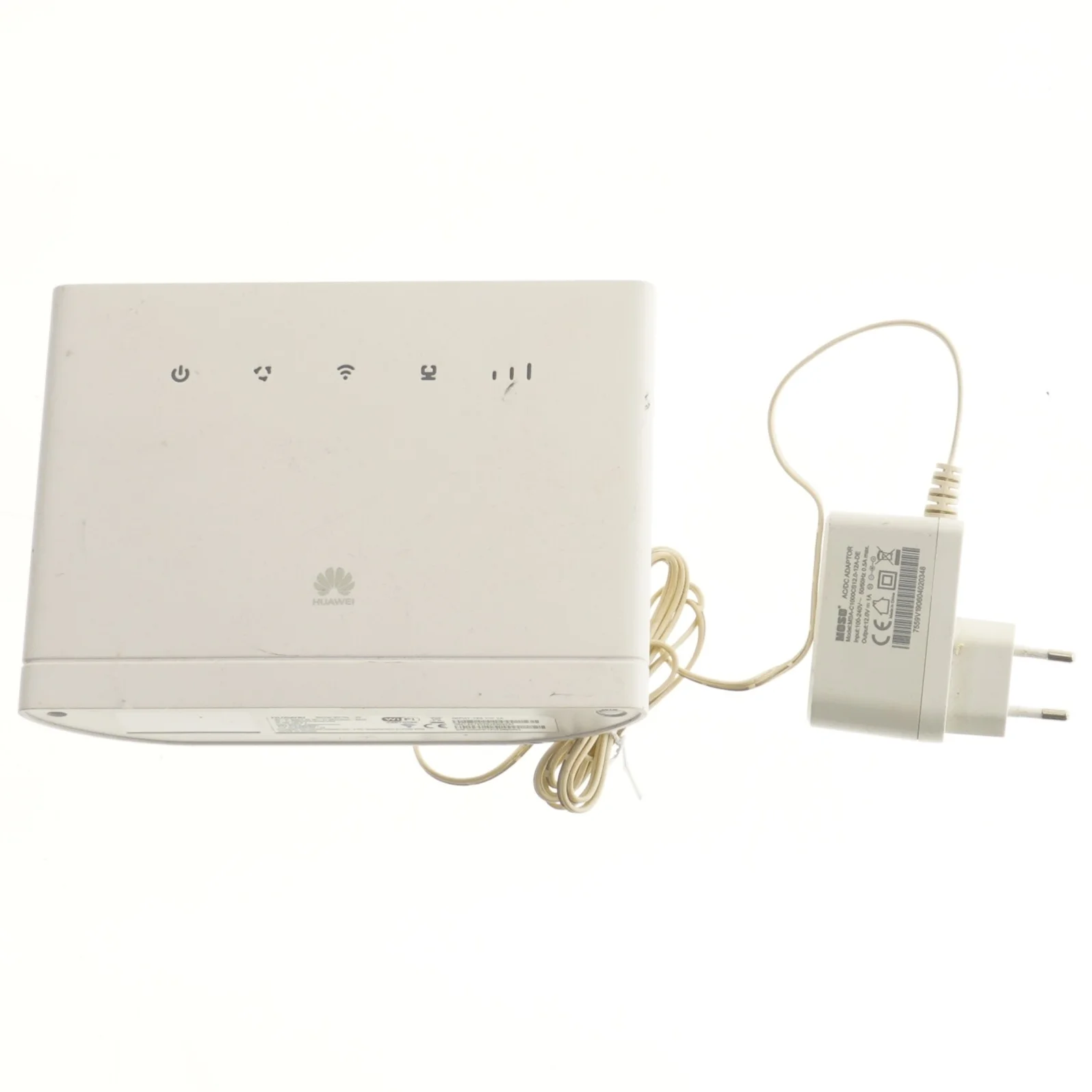 Huawei WiFi router med adapter fra Huawei (str. 19x14 cm)