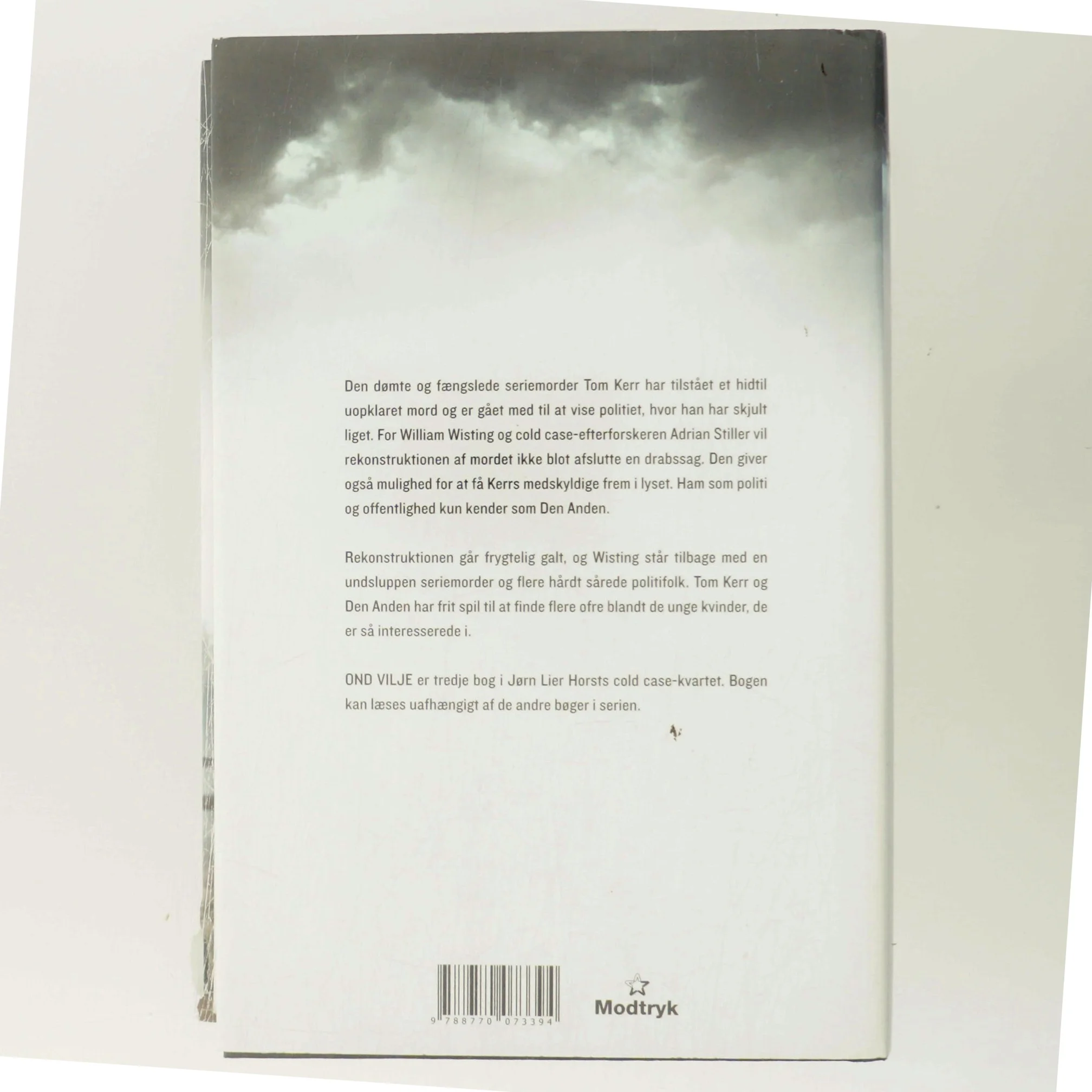 Ond vilje af Jørn Lier Horst (Bog)