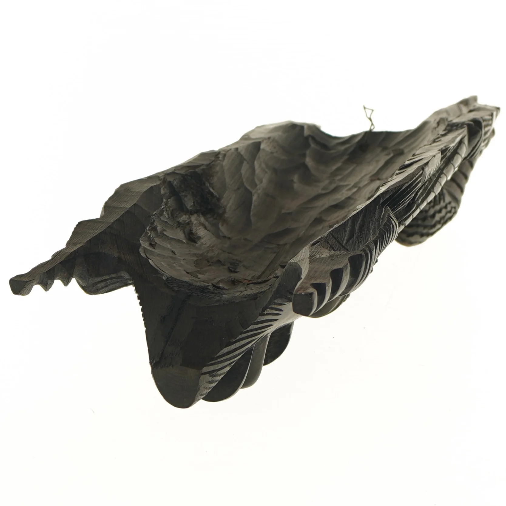 Håndudskåret træmaske (str. 52 cm)