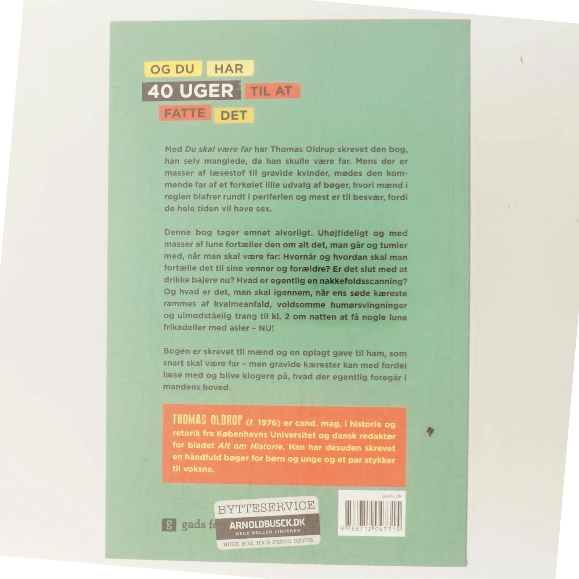 Du skal være far af Thomas Oldrup (Bog)