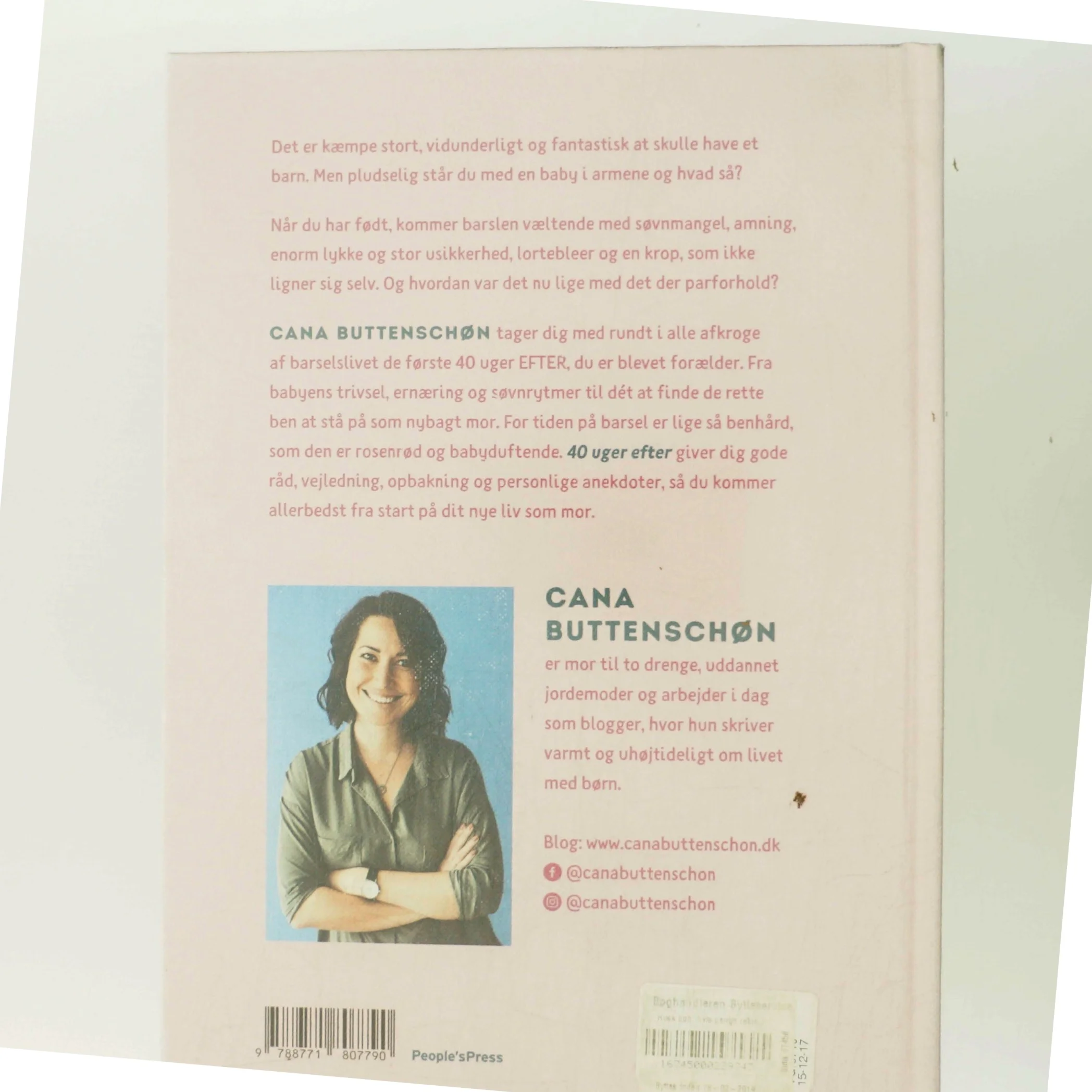 40 uger efter : en kærlig håndsrækning til nybagte mødre af Cana Buttenschøn (Bog)