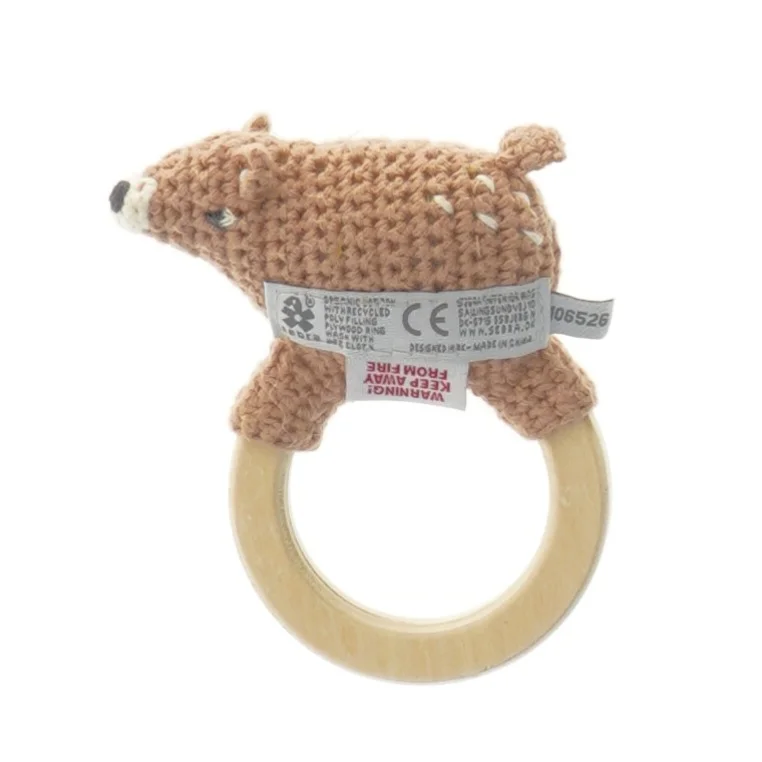 Hæklet legetøj til baby (str. 12 cm)