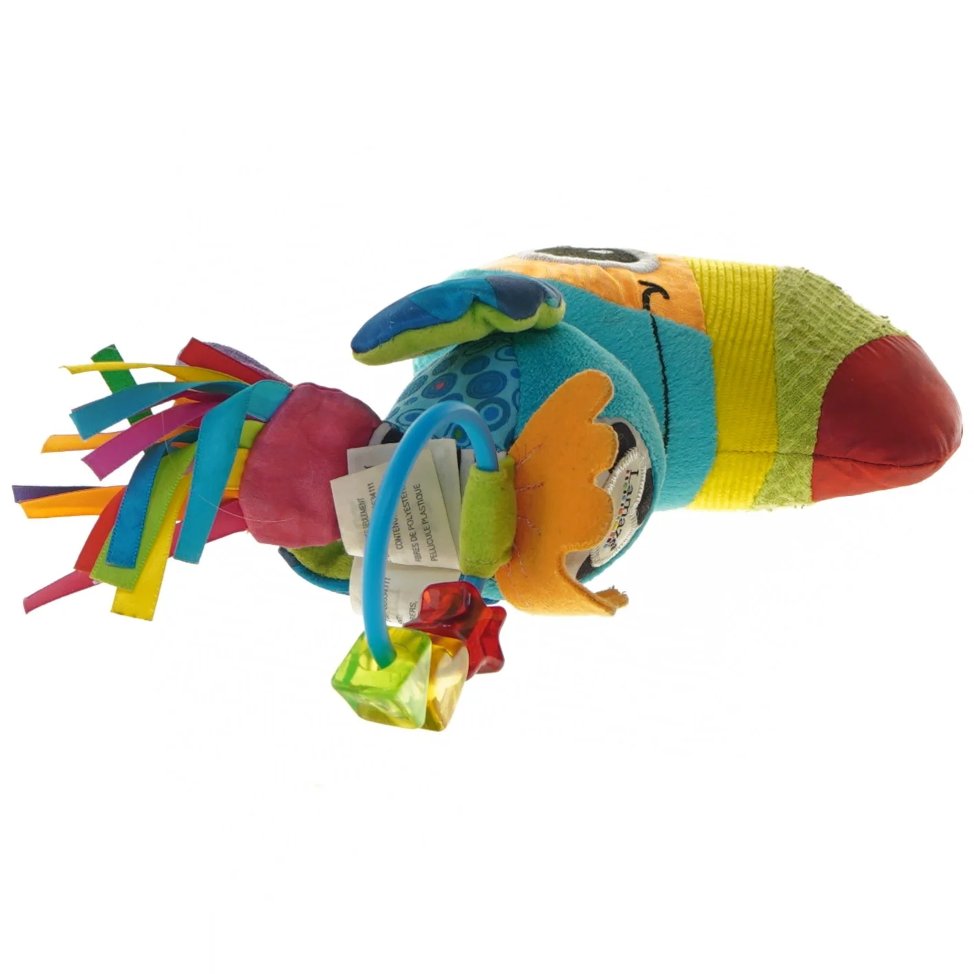 Tøjdyr formet som en papegøje fra Lamaze (str. 36 cm)