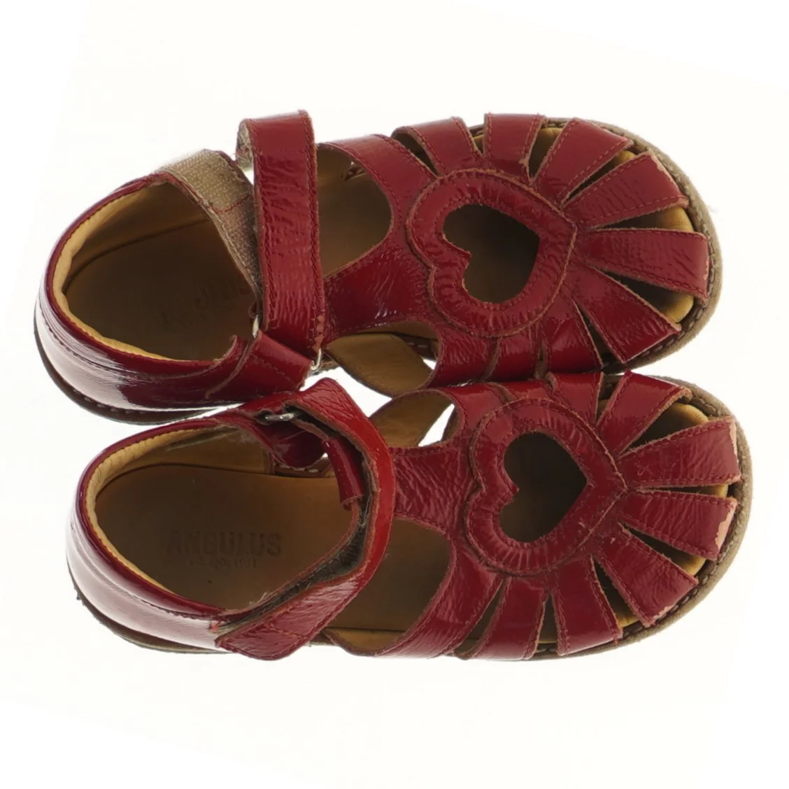 Røde børnesandaler fra Angulus (str. 21 cm)