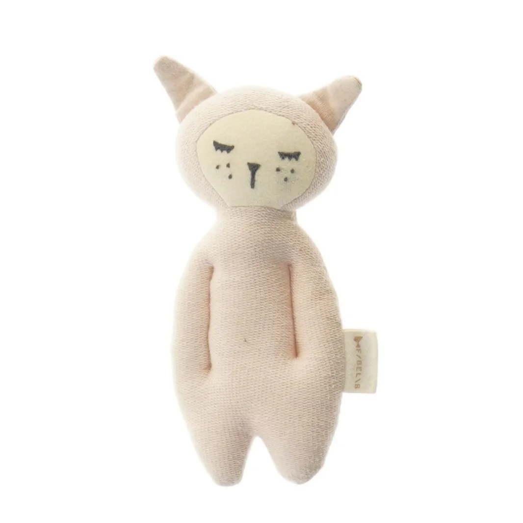 Blød bamse med ører (str. 19 cm)