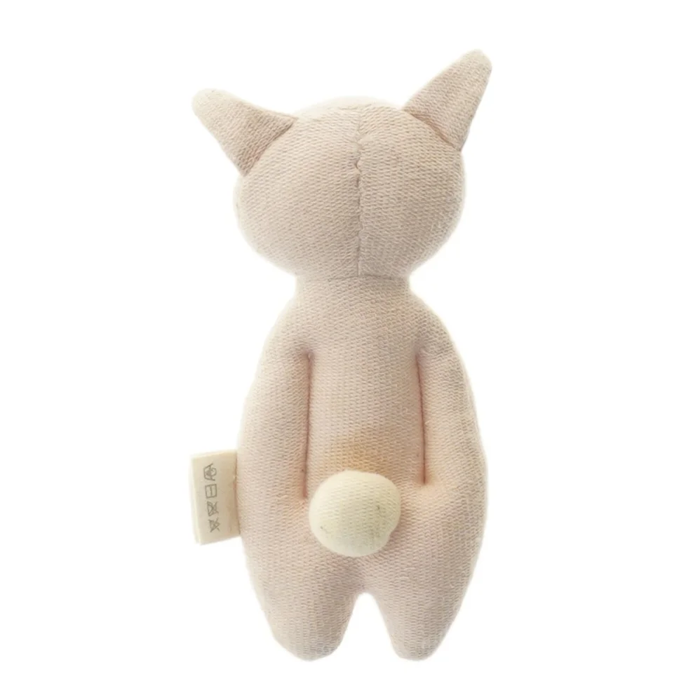 Blød bamse med ører (str. 19 cm)