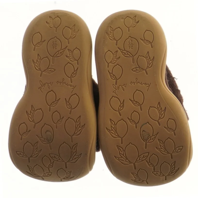 Brune børnesko med gummisål fra Konges Sløjd (str. 25 )