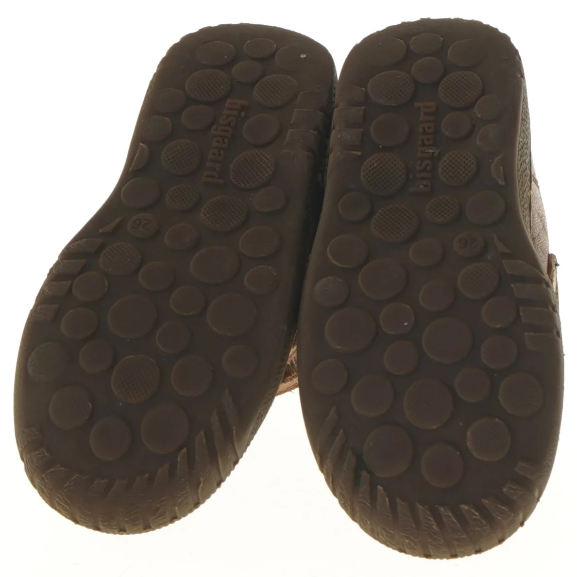 Brune børnestøvler med velcro fra bisgaard (str. 26 )