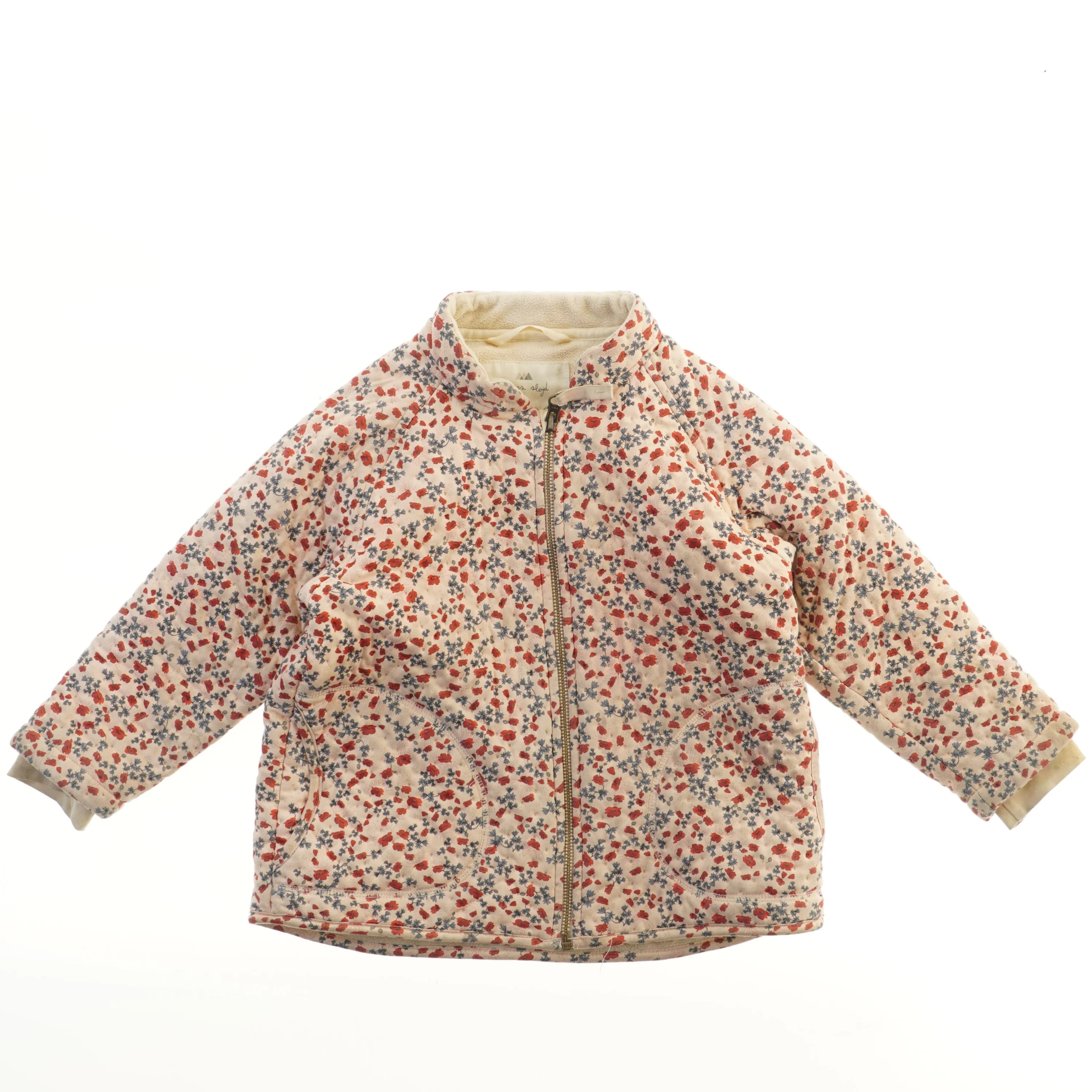 Blomstret jakke til børn (str. 104)