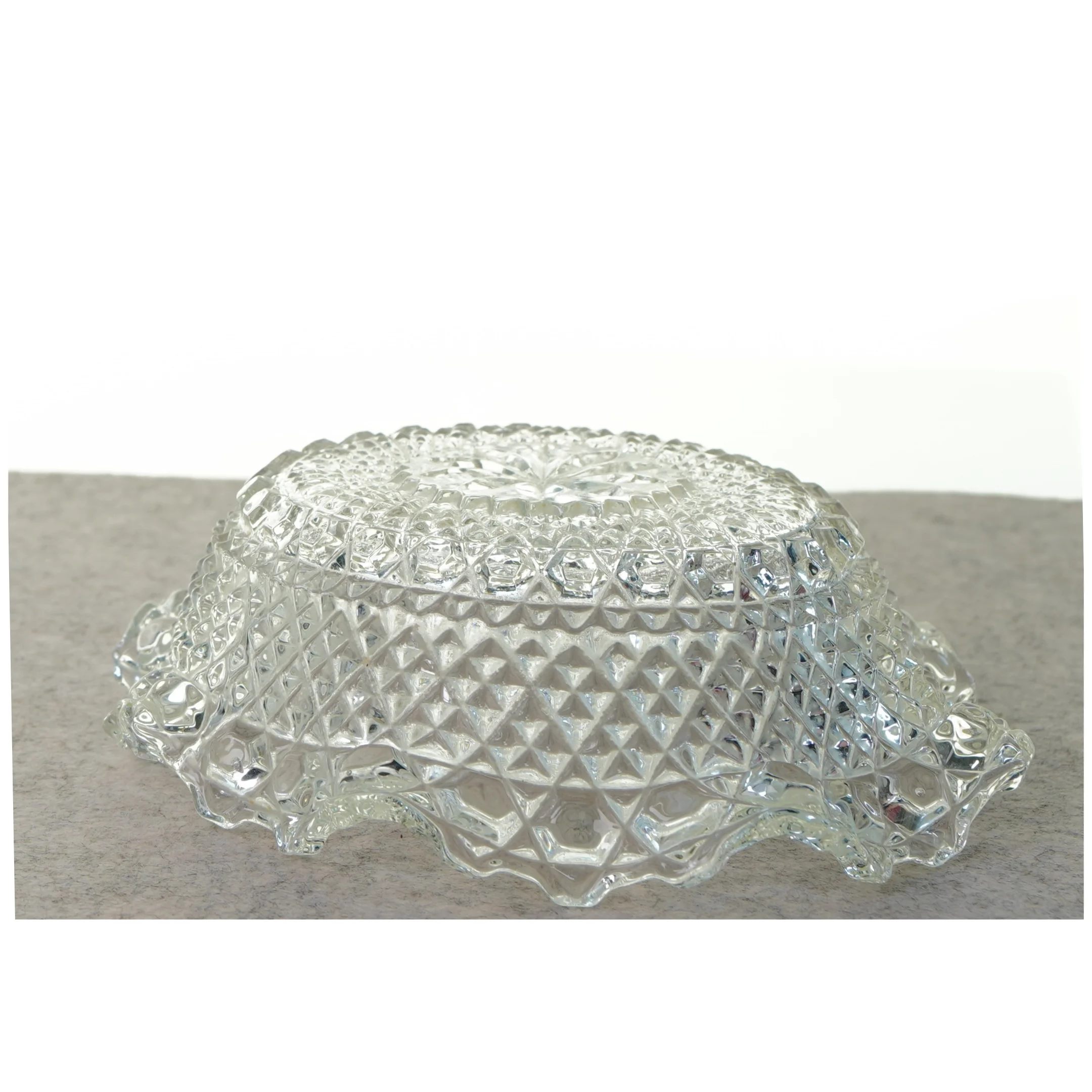 Skål i krystal (str. 18 cm)