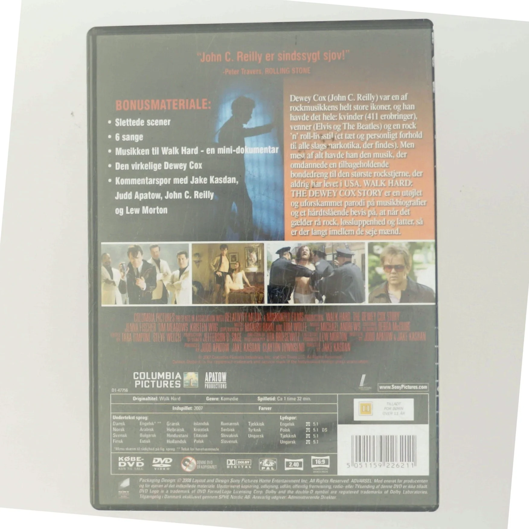 Walk Hard: The Dewey Cox Story med John C. Reilly (DVD)