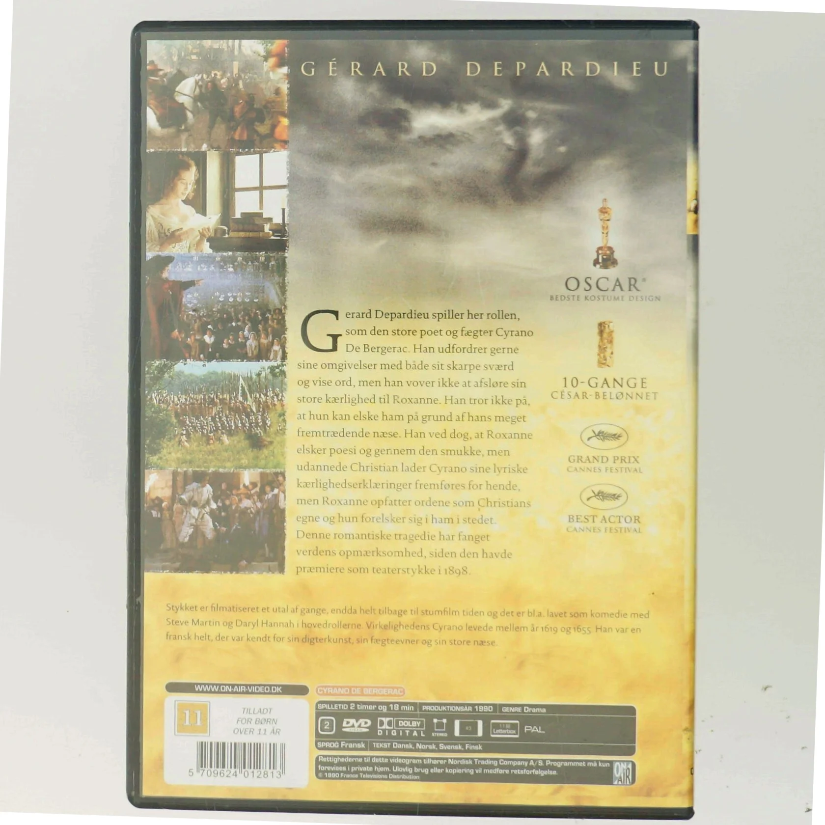 Cyrano De Bergerac med Gérard Depardieu (DVD)