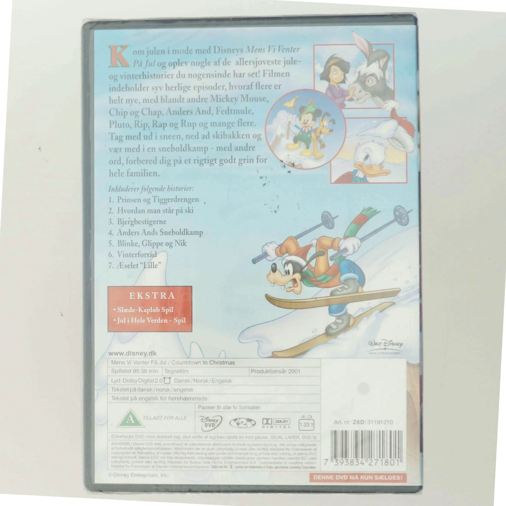 Jule-dvd med Mickey Mouse (DVD)