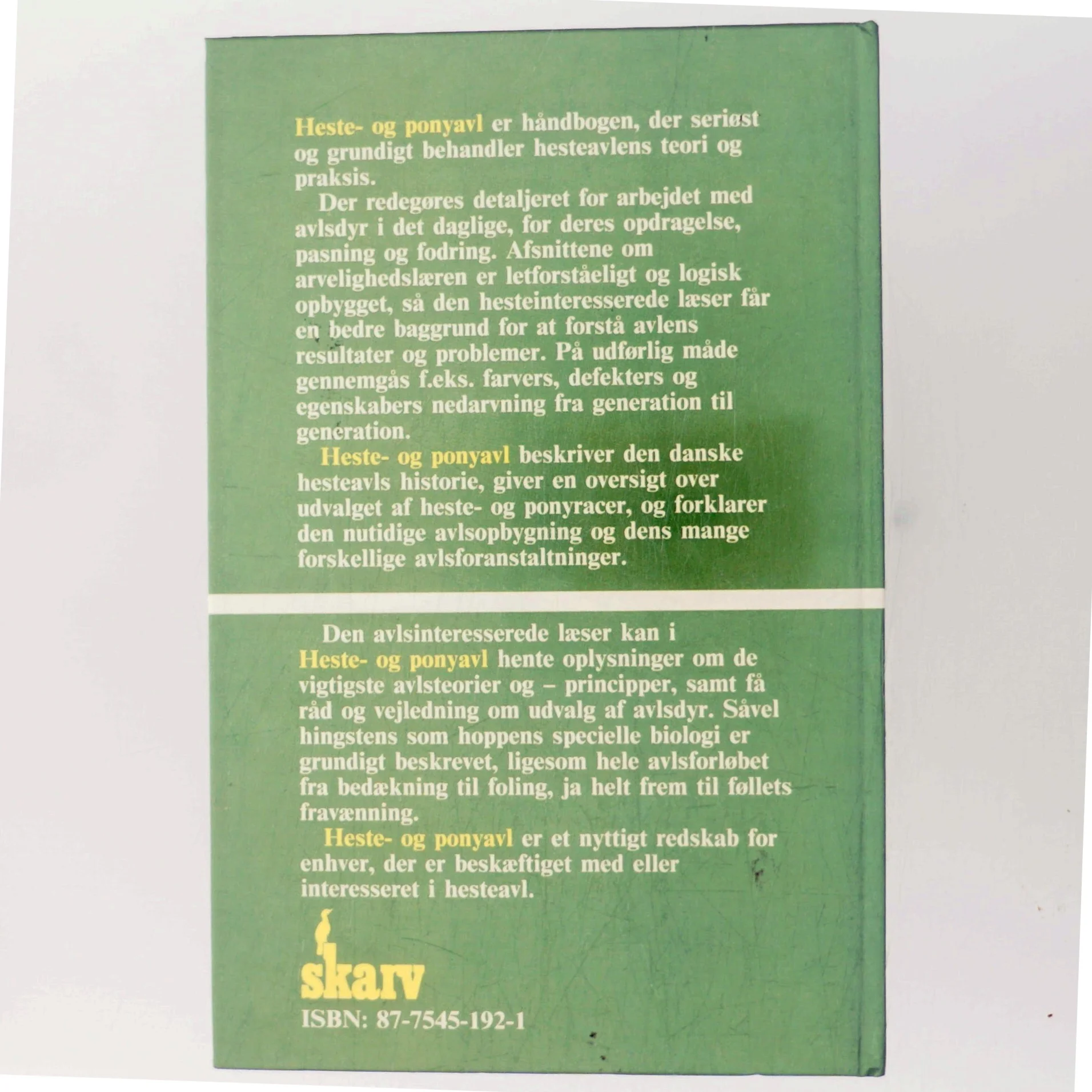 Heste- og ponyavl af Carl Trock (Bog)