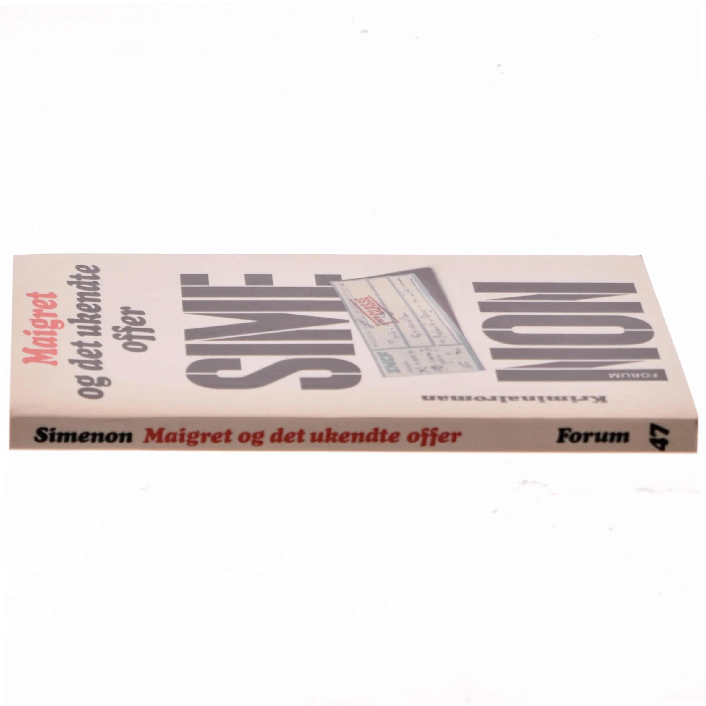 Maigret og det ukendte offer af Georges Simenon (Bog)