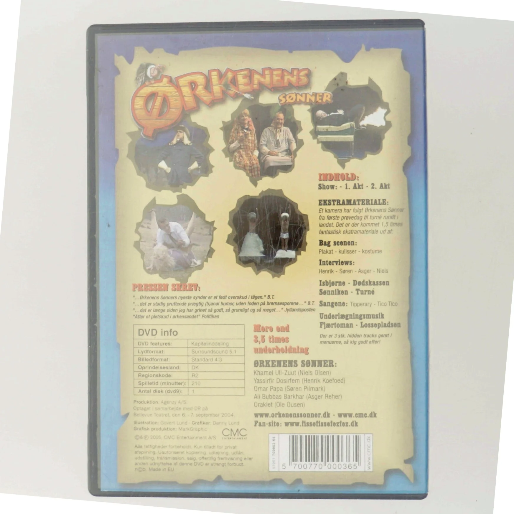 Ørnekens sønner med Søren Pilmark (DVD)