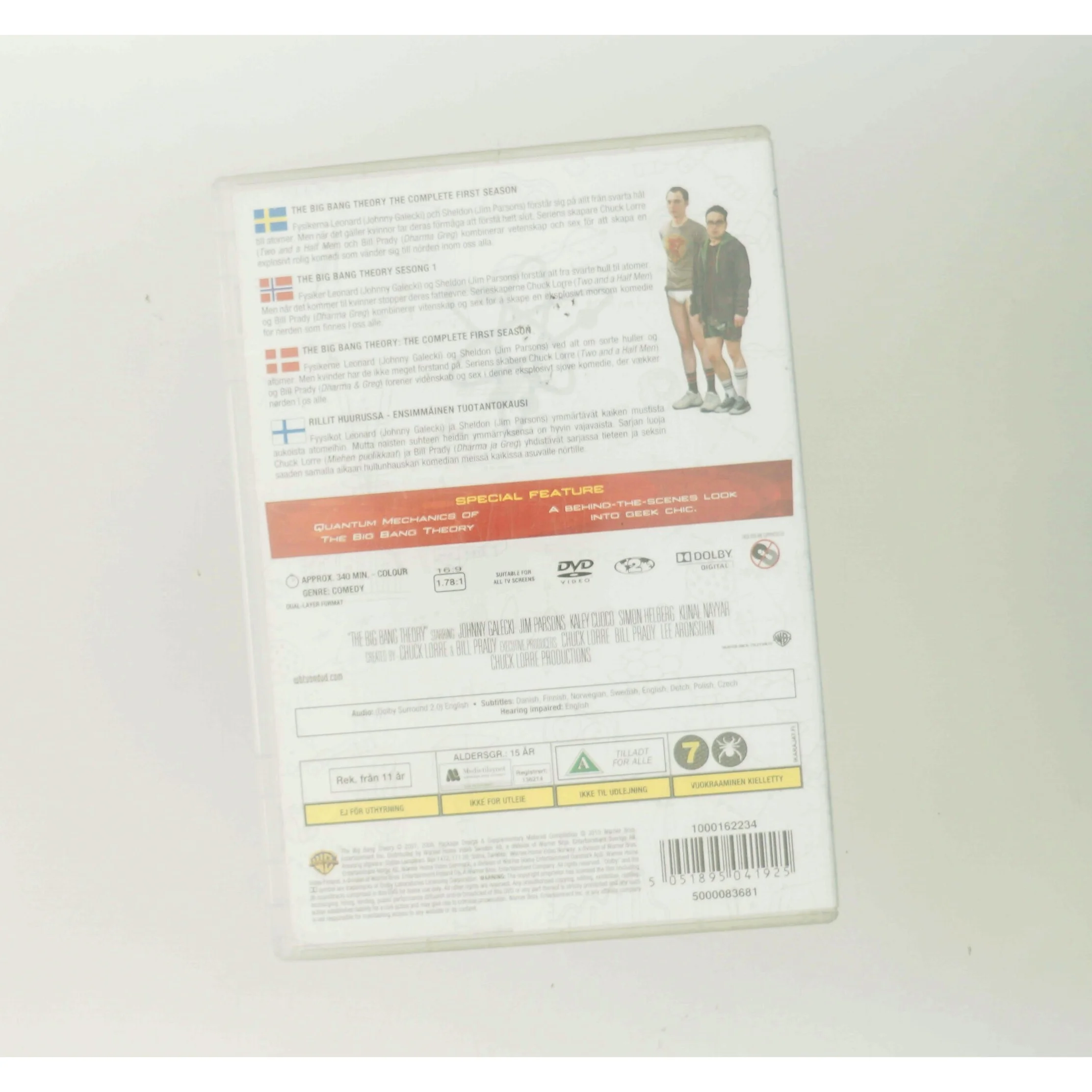 Sæson 1                                        <span class="label label-blank pull-right" style="margin-right: 3px;">Standard edition</span> med Johnny Galecki (DVD)