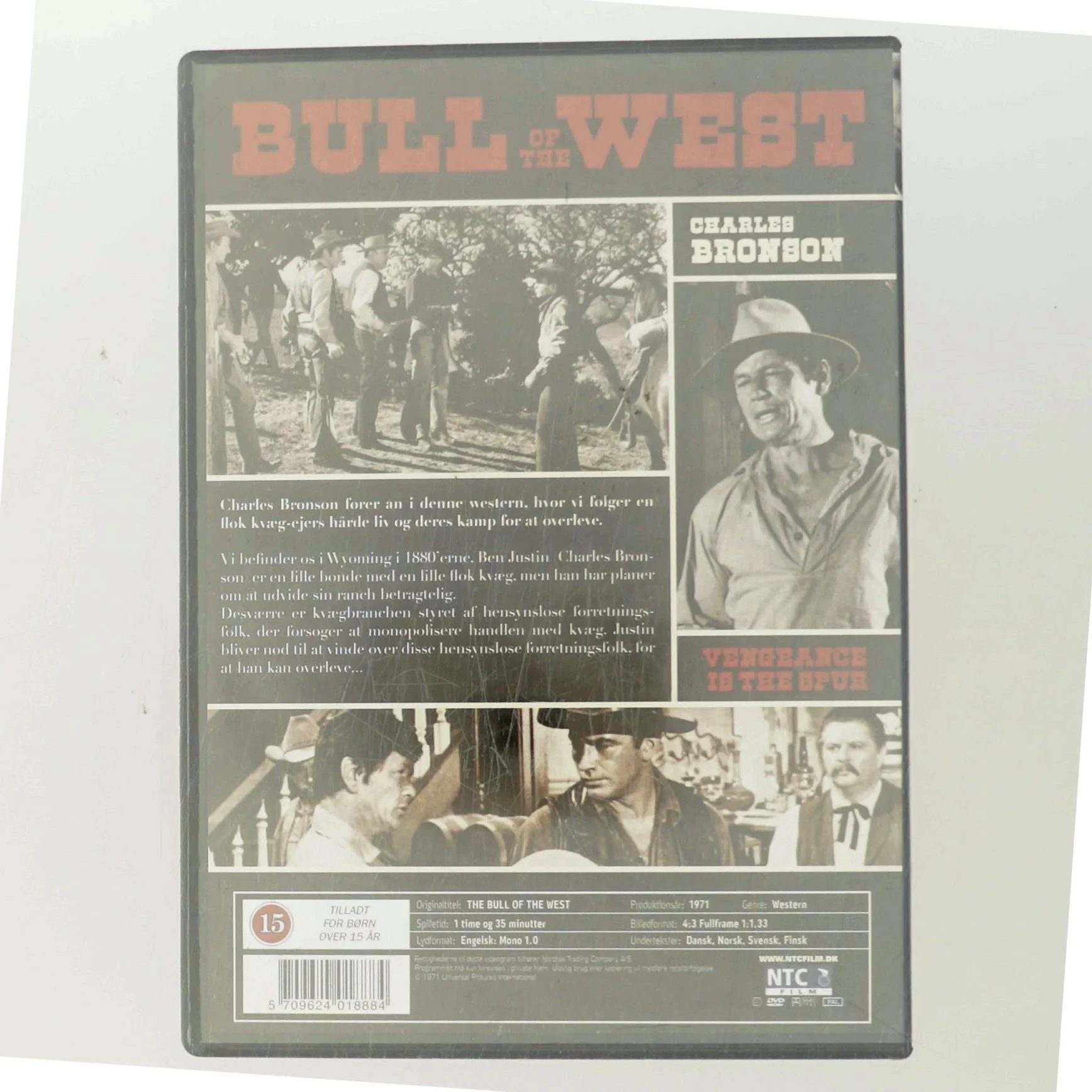 Bull of the West med Charles Bronson (DVD)