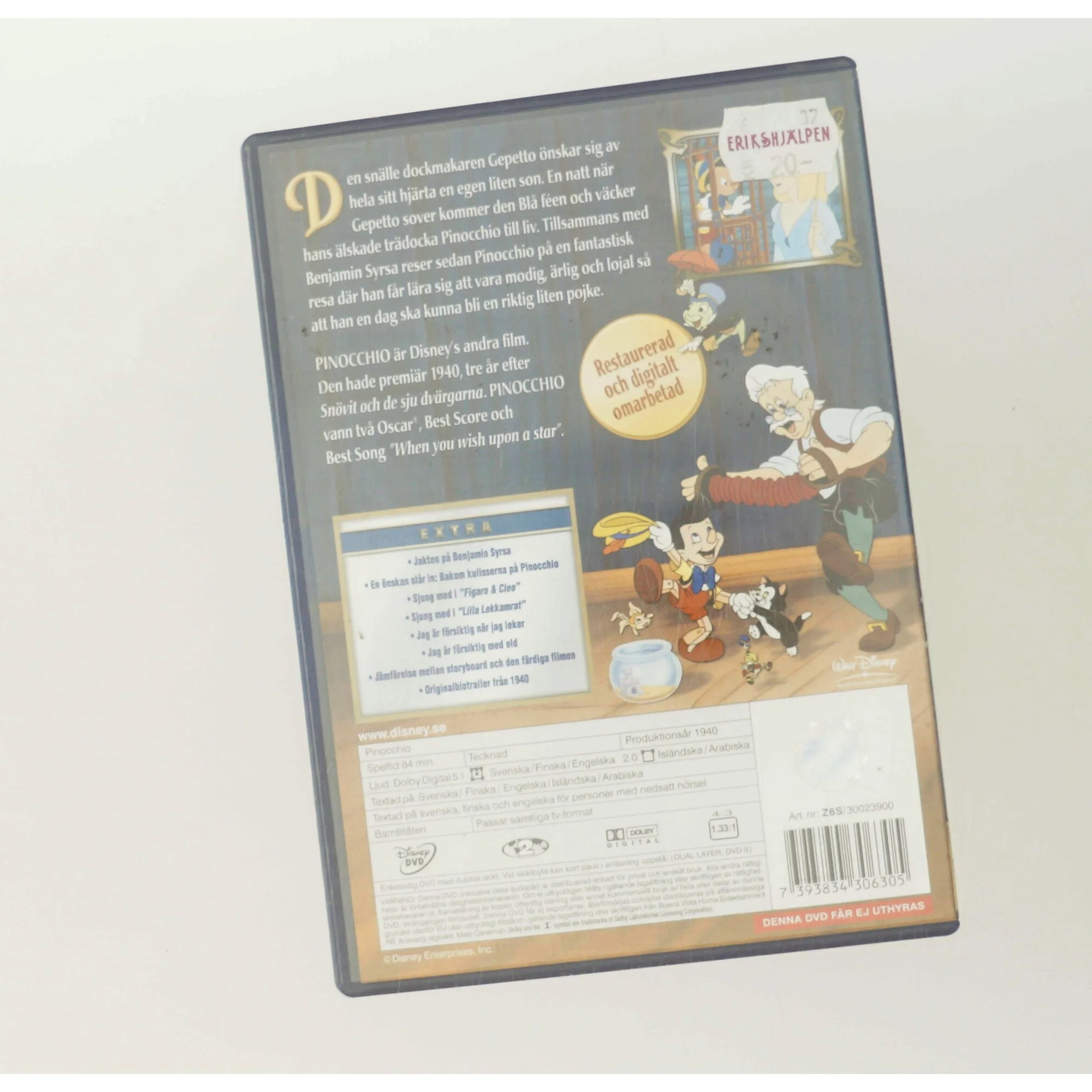 Pinocchio med Pinocchio (DVD)