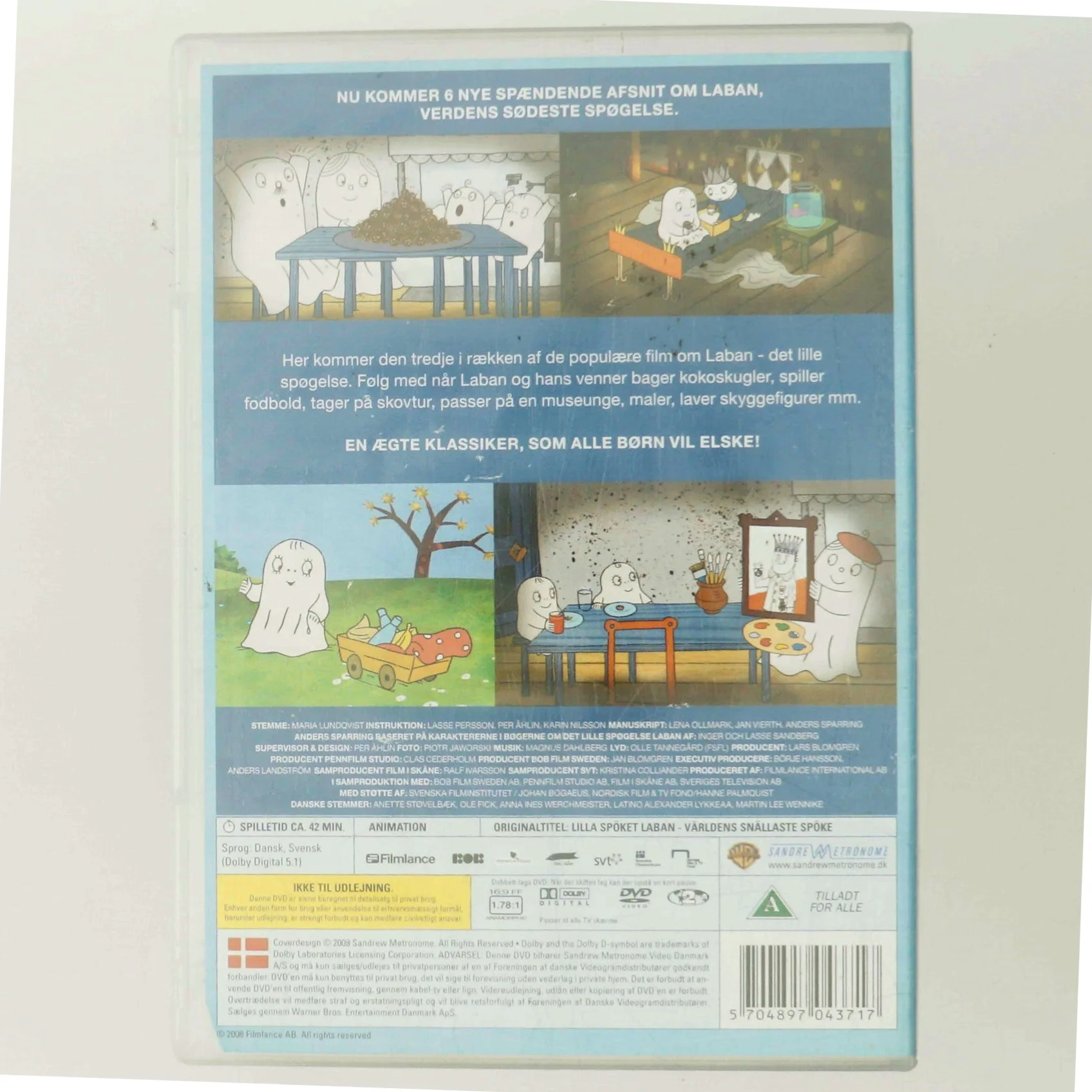 Det lille spøgelse Laban - Verdens sødeste spøgelse med Maria Lundqvist (DVD)