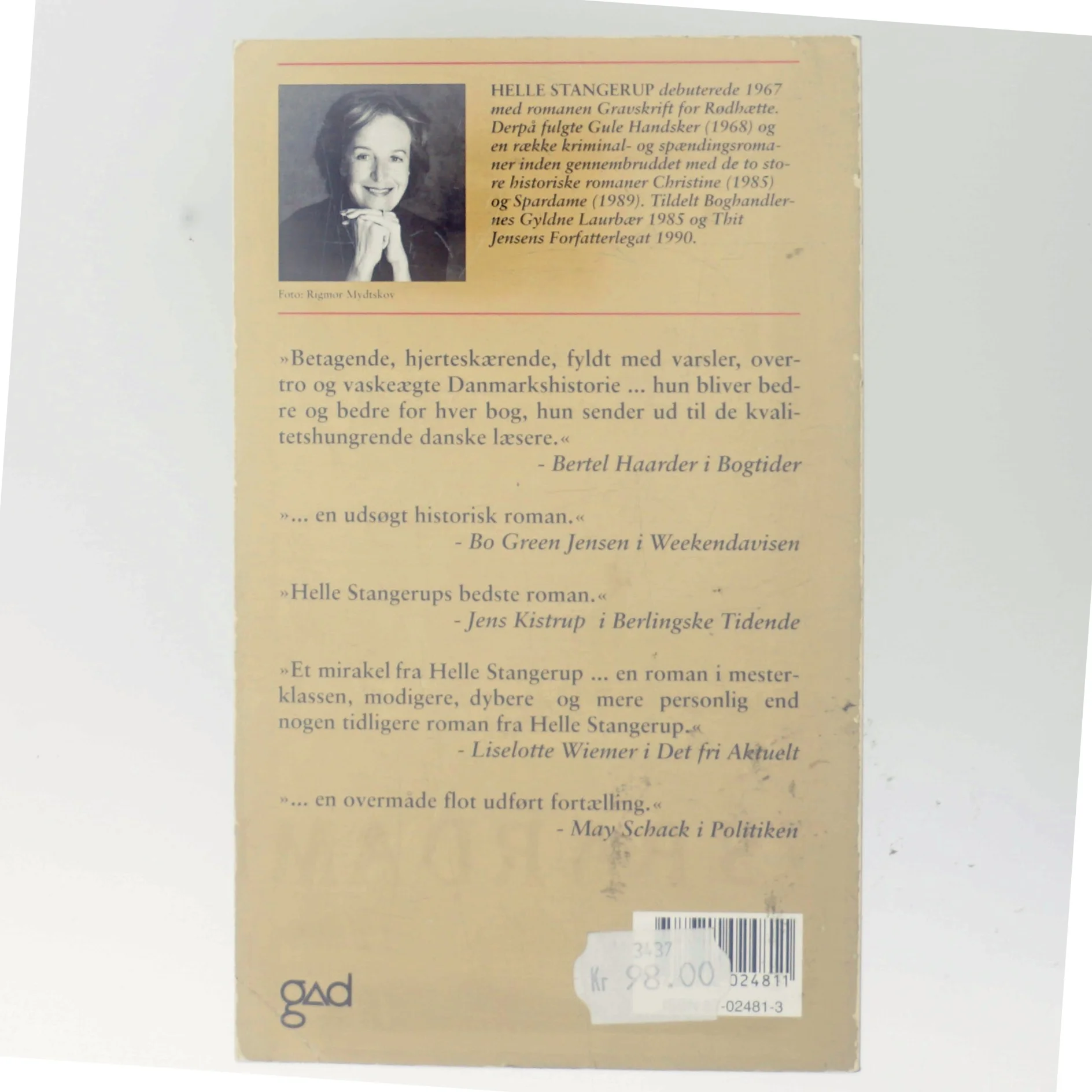 Sankt Markus Nat af Helle Stangerup (Bog)