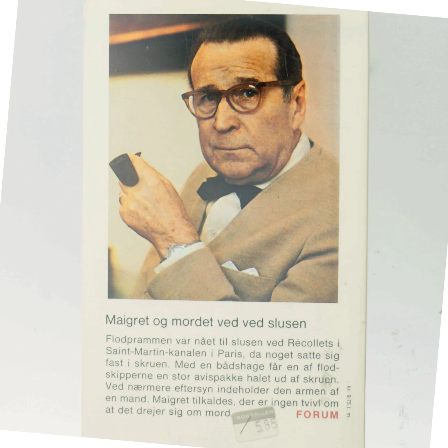 Maigret og mordet ved slusen af Georges Simenon (Bog)