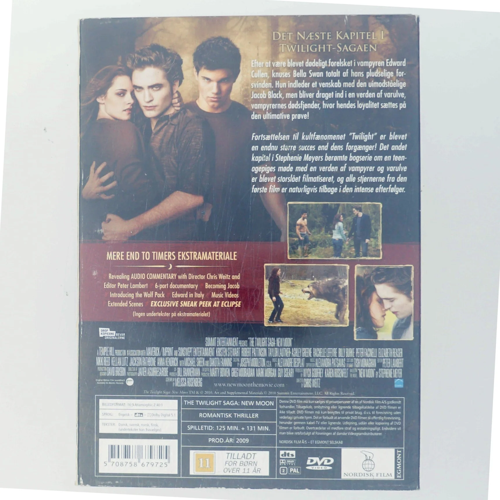 New moon, Twilight med Kristen Stewart (DVD)